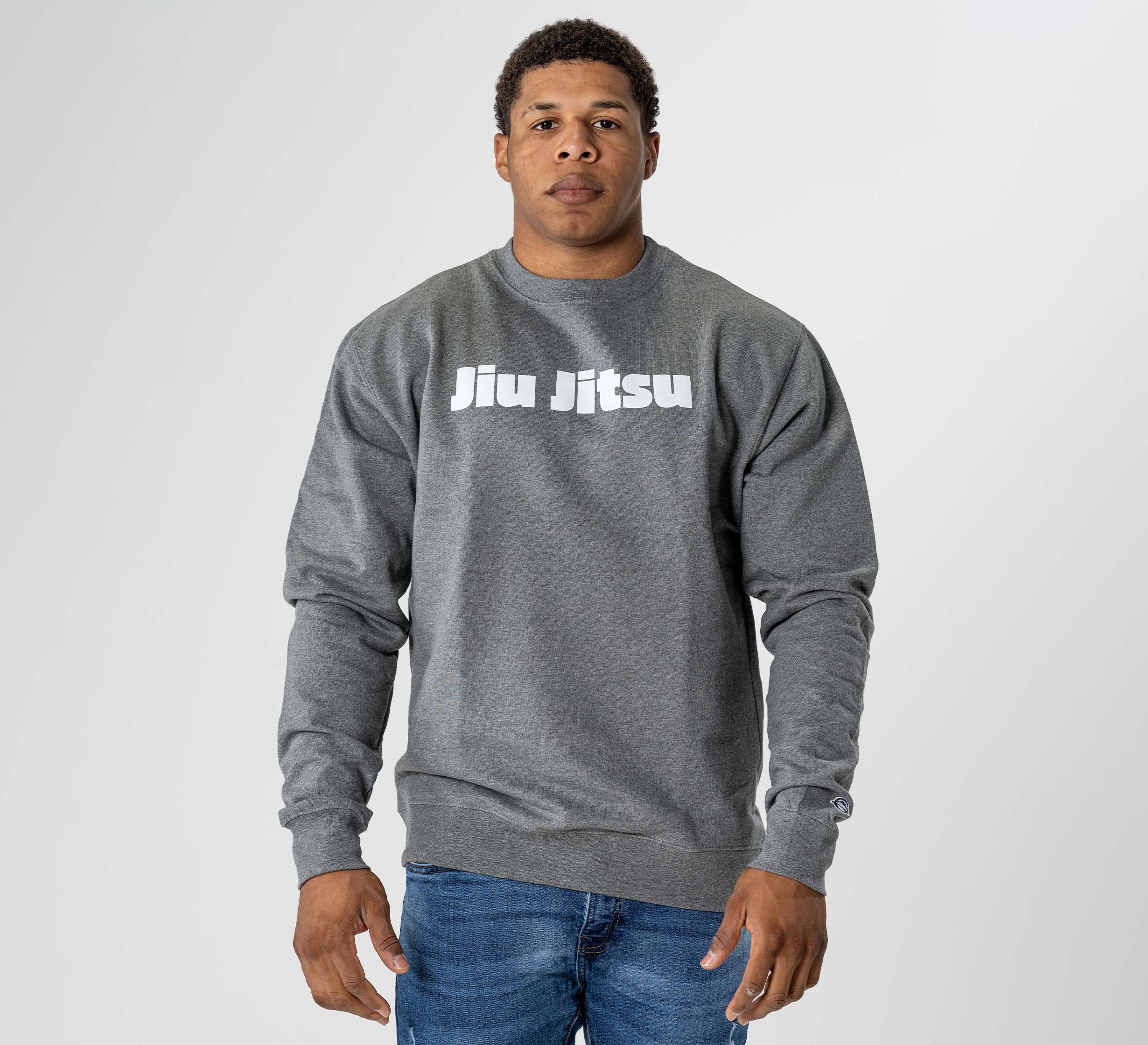 Jiu Jitsu Player Crewneck Heather Grey