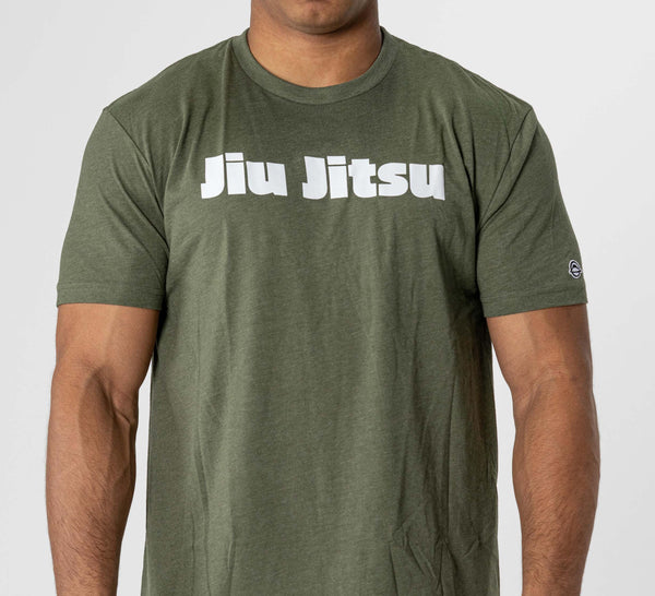 Jiu Jitsu Player T-Shirt Military Green
