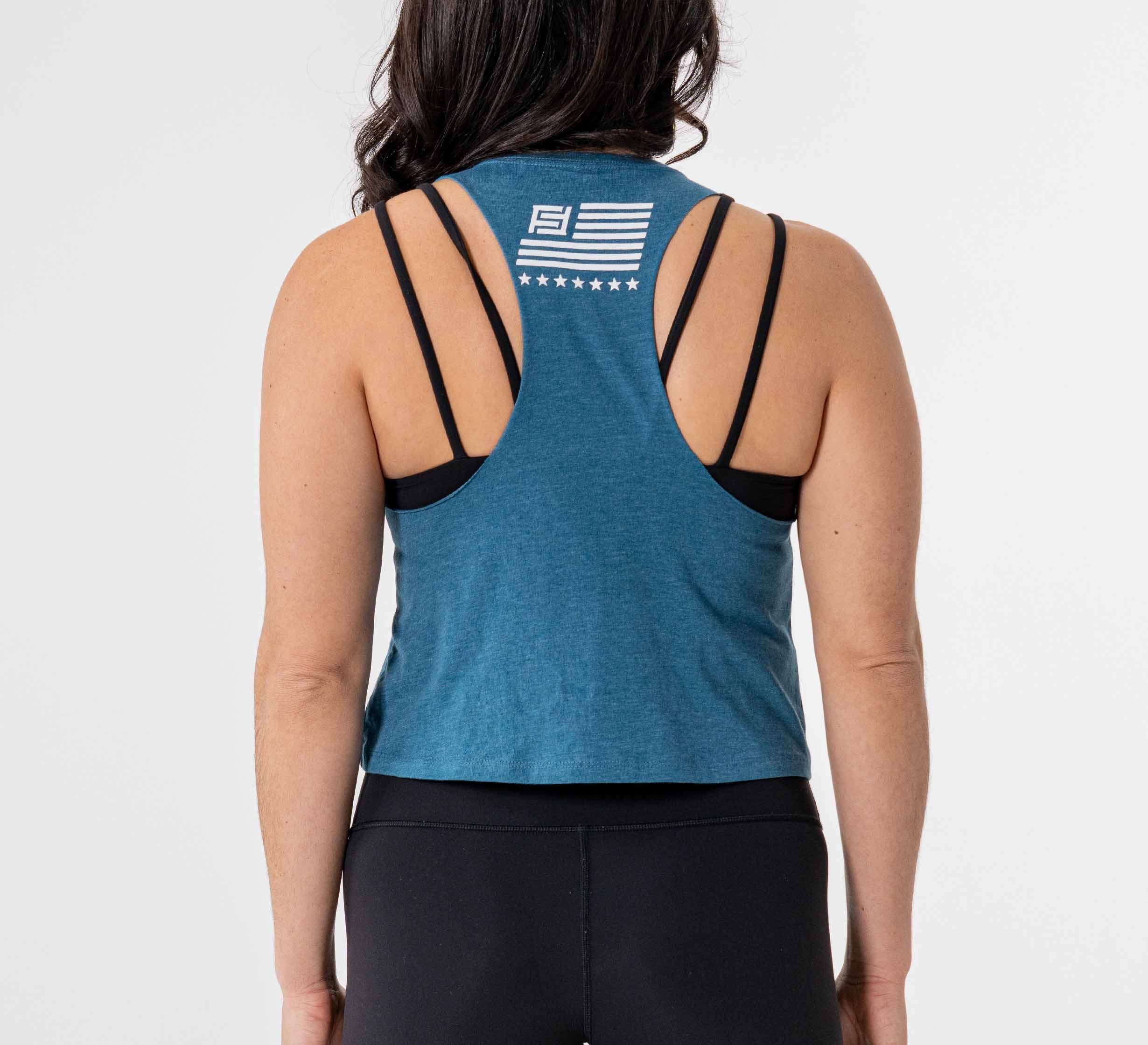 Womens Liberty Tank Top Teal