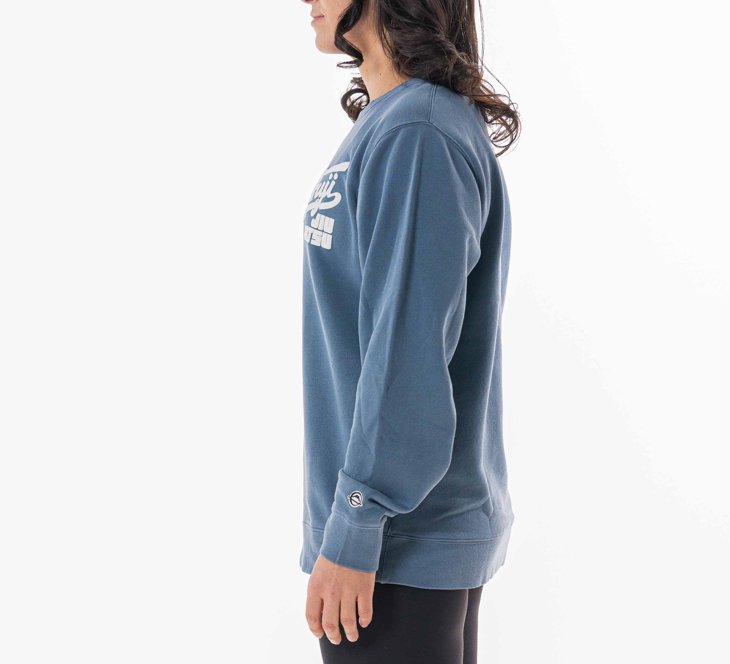 Womens Signature Crewneck Blue