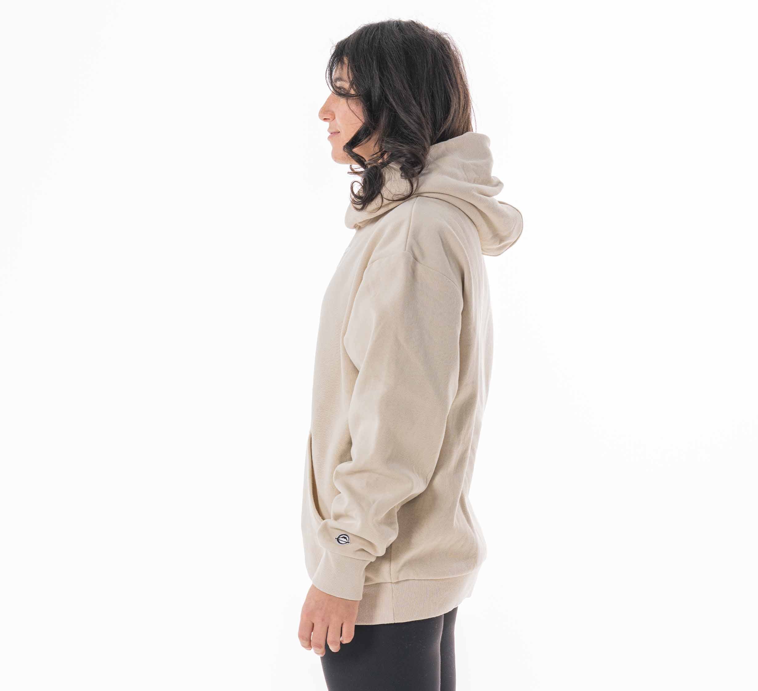 Womens Oversized Hoodie Bone