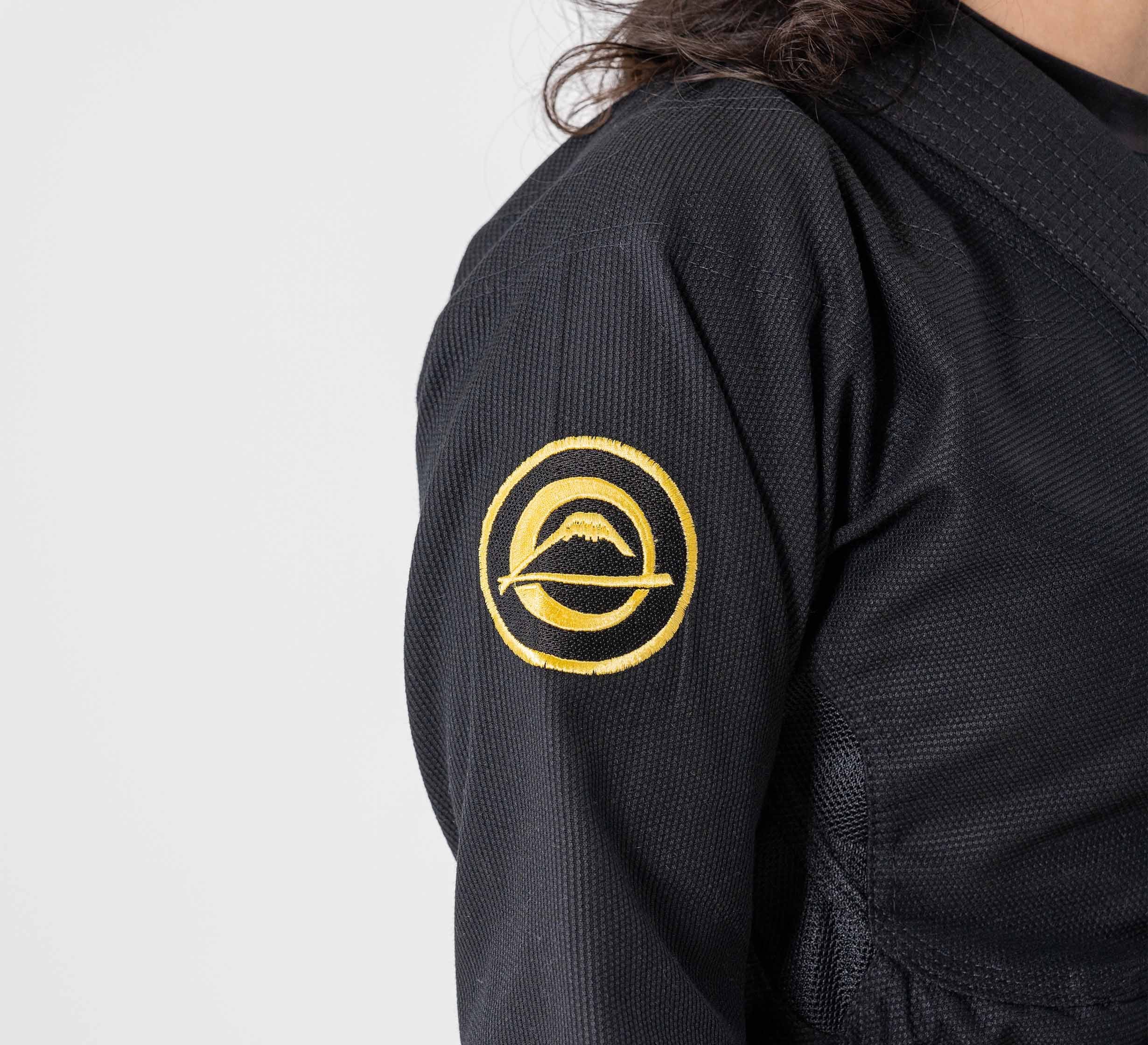 Womens Flow-Tech BJJ Gi Black/Gold