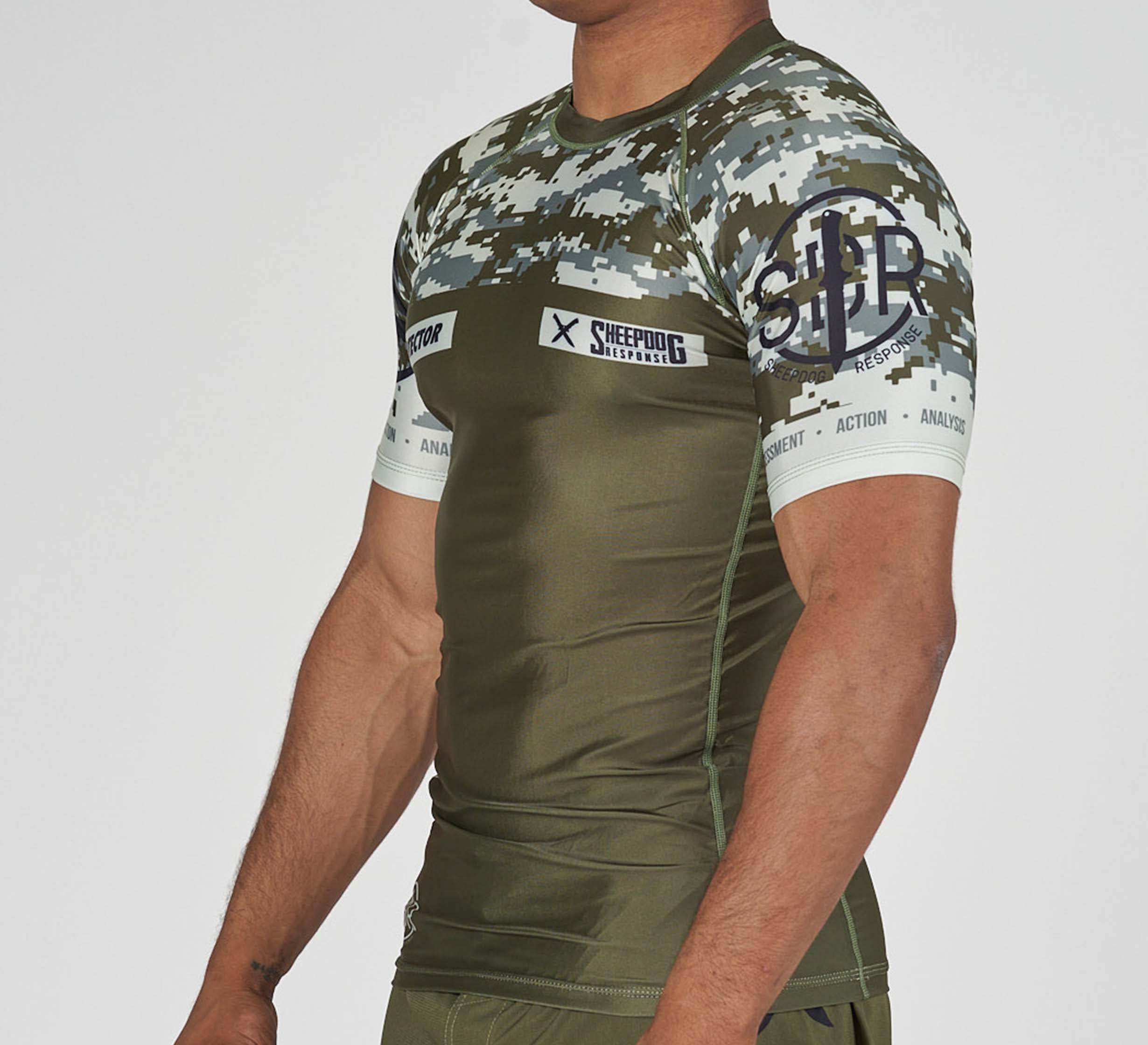 Sheepdog Response Flex Lite Rashguard Military Green