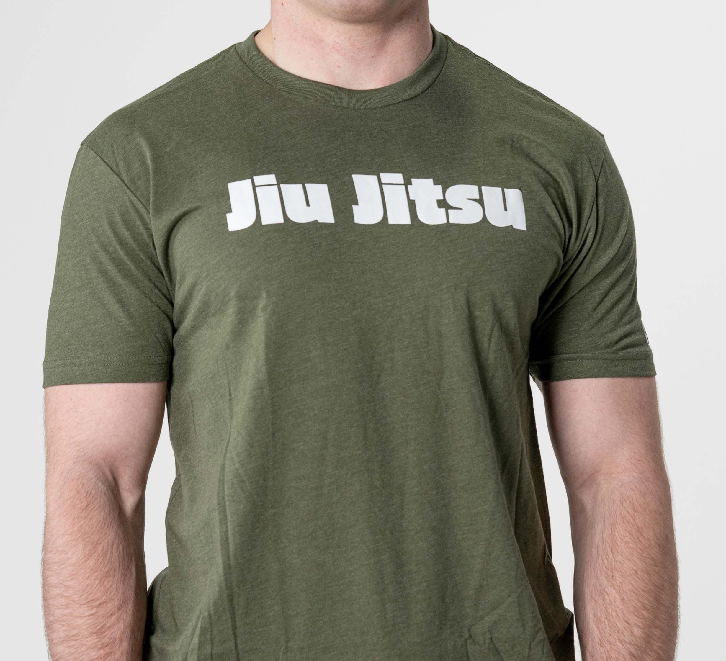 Jiu Jitsu Player T-Shirt Military Green