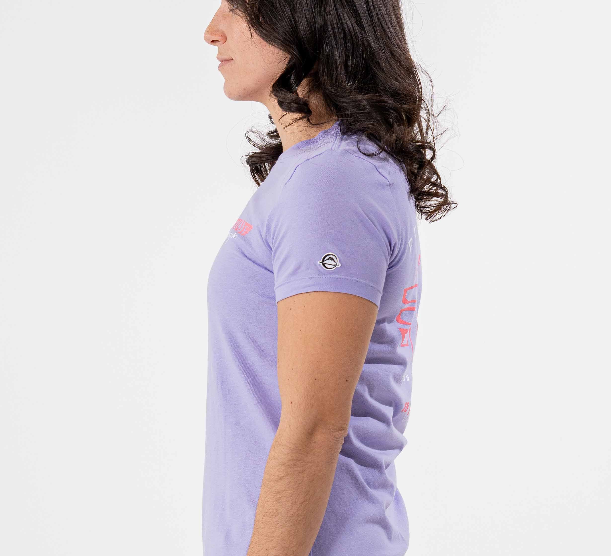 Womens Jiu Jitsu Flight T-Shirt Lavender