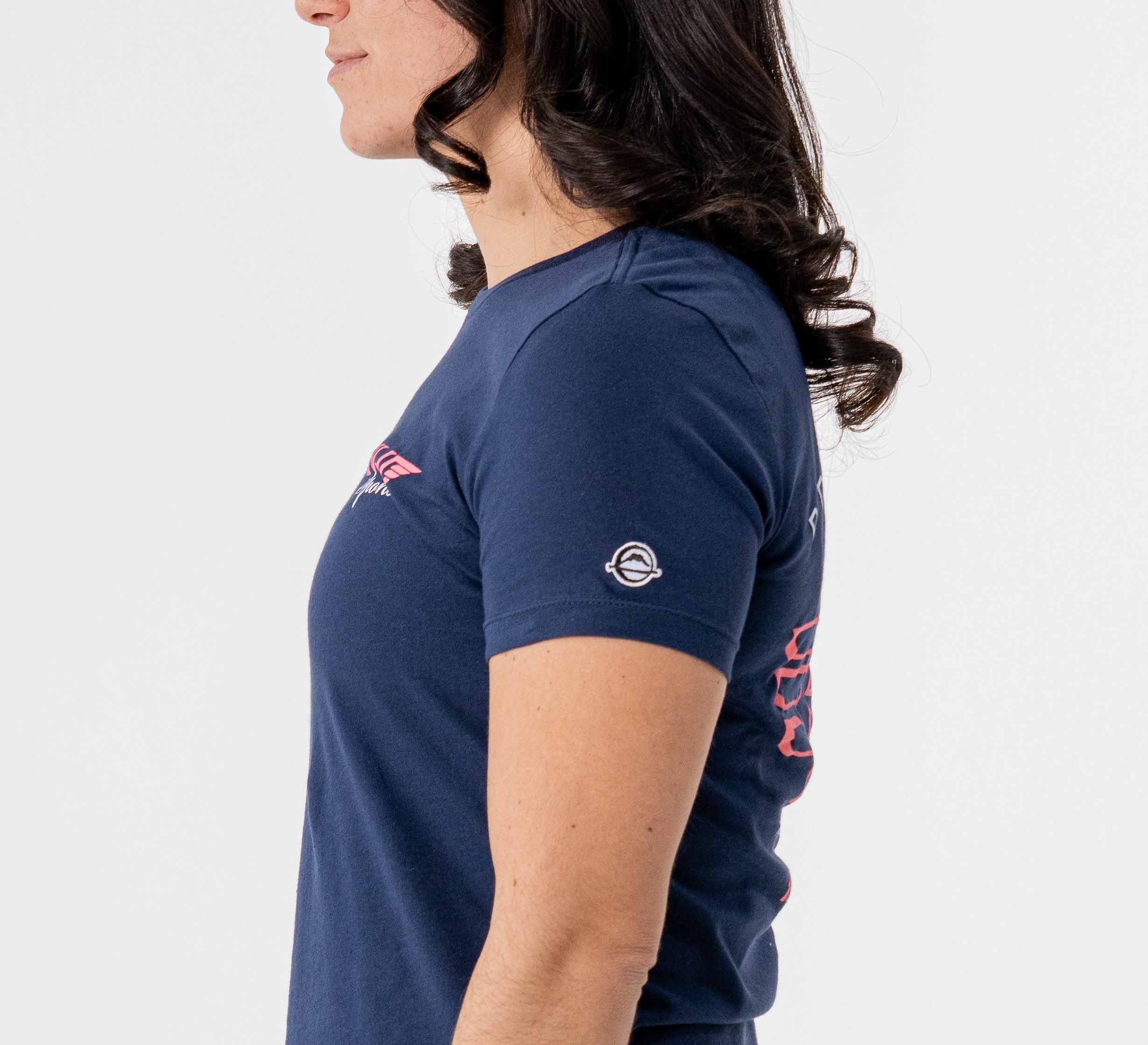 Womens Jiu Jitsu Flight T-Shirt Navy