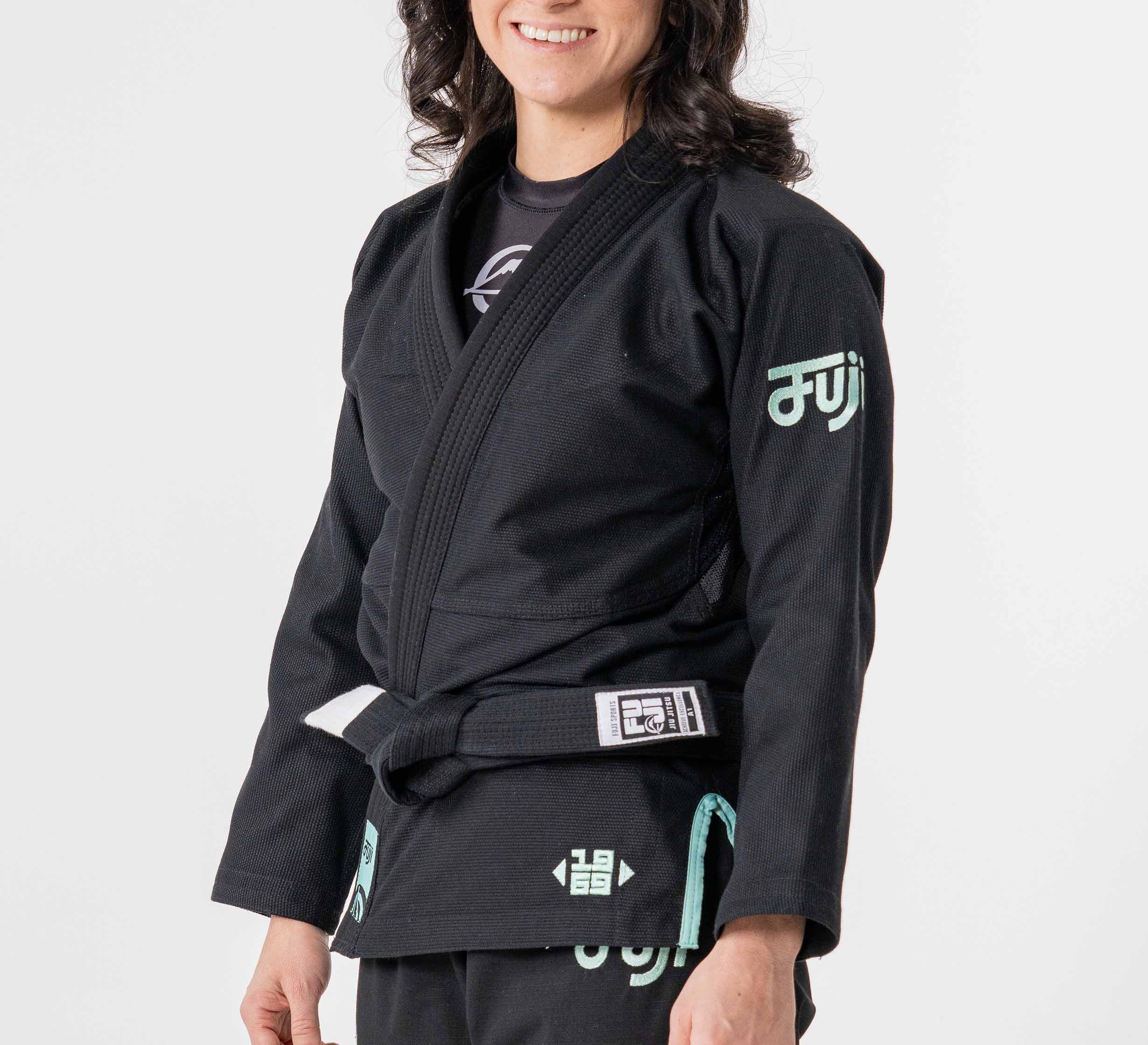 Womens Flow-Tech BJJ Gi Black/Mint