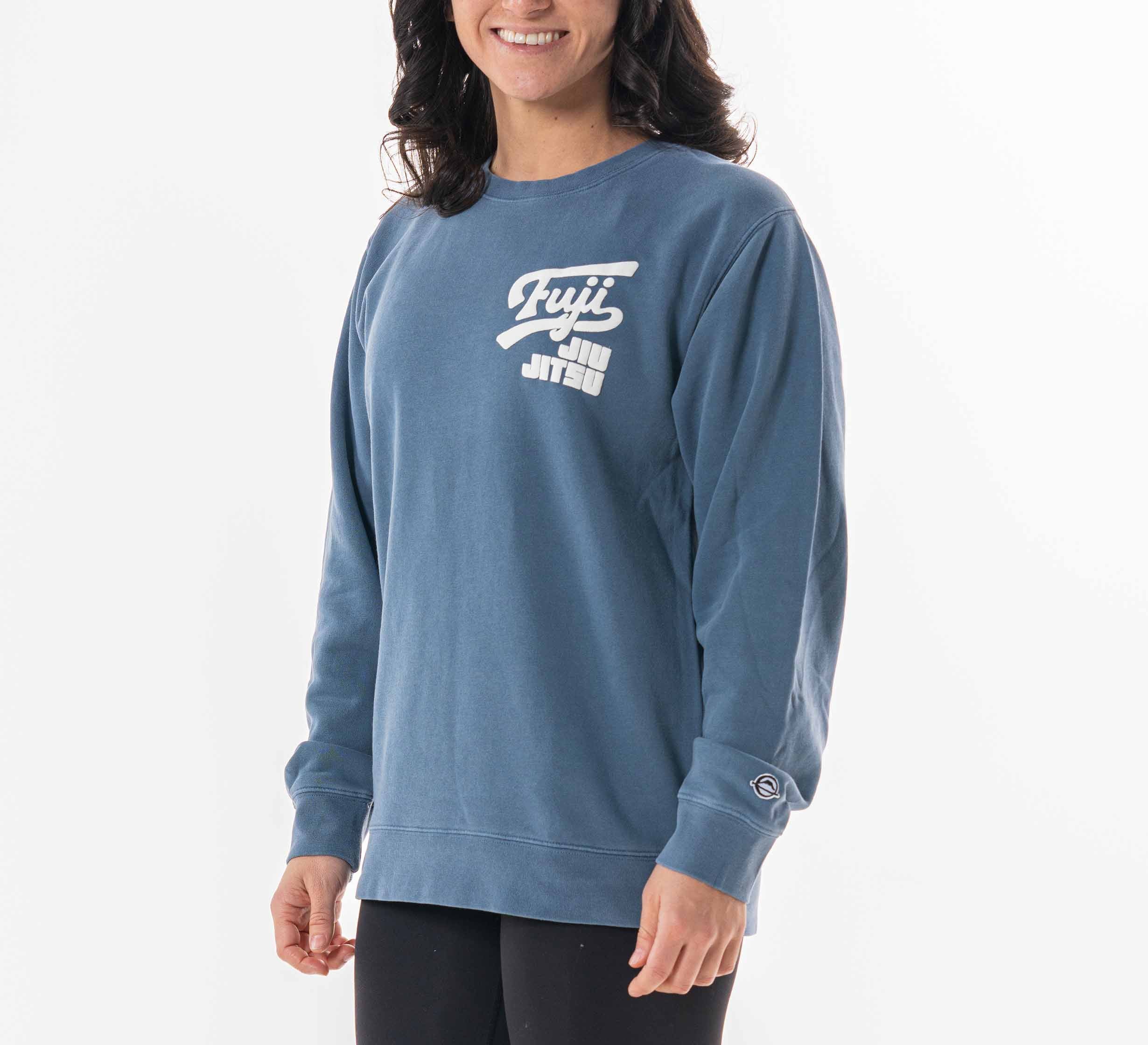 Womens Signature Crewneck Blue