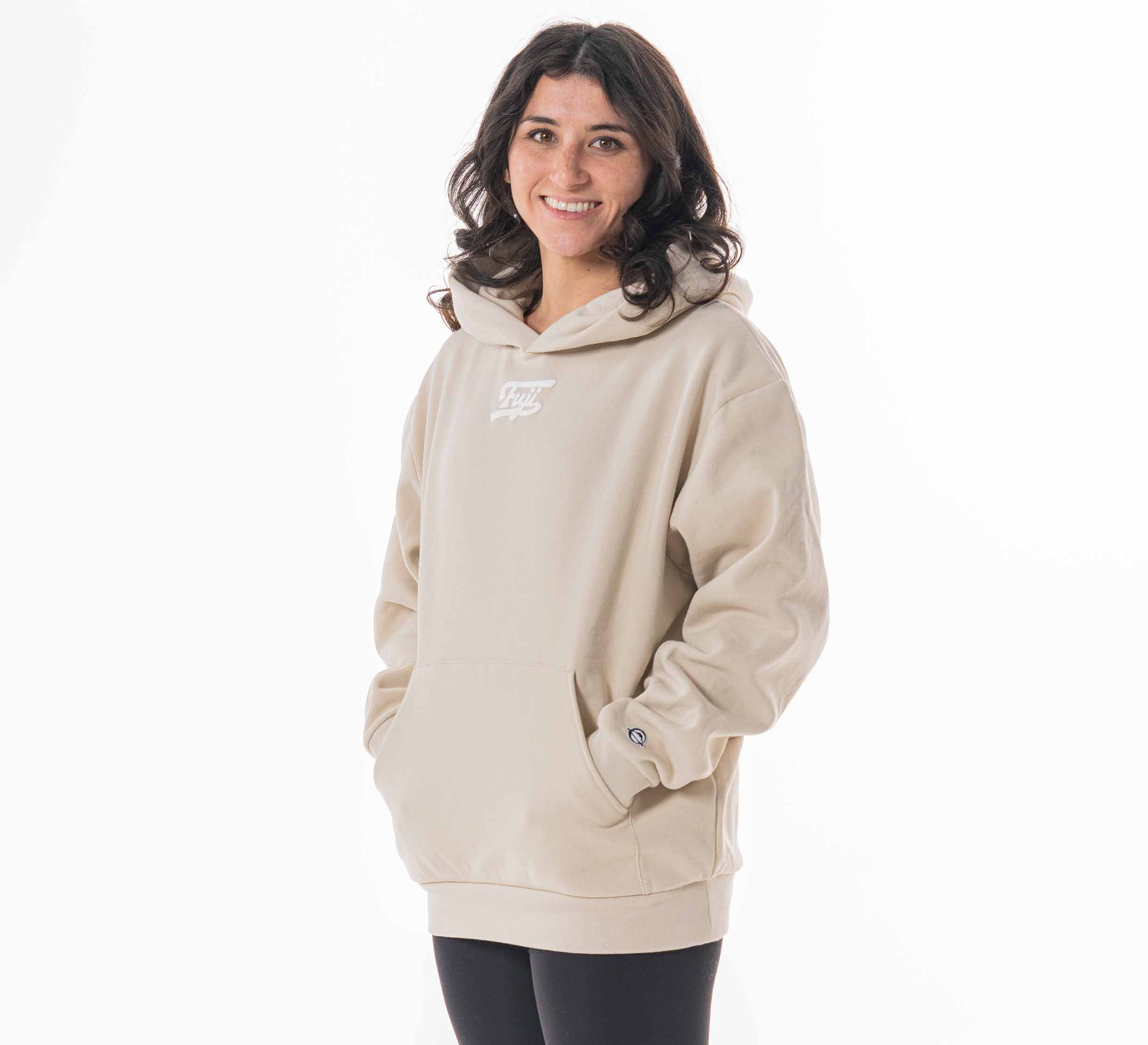 Womens Oversized Hoodie Bone