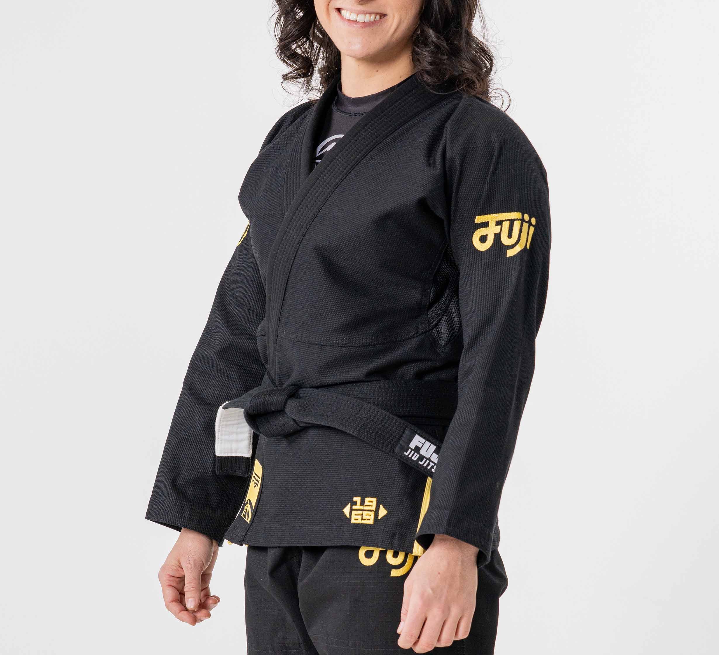 Womens Flow-Tech BJJ Gi Black/Gold