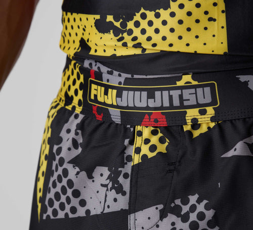 Shuriken Flex Lite Shorts Black/Yellow