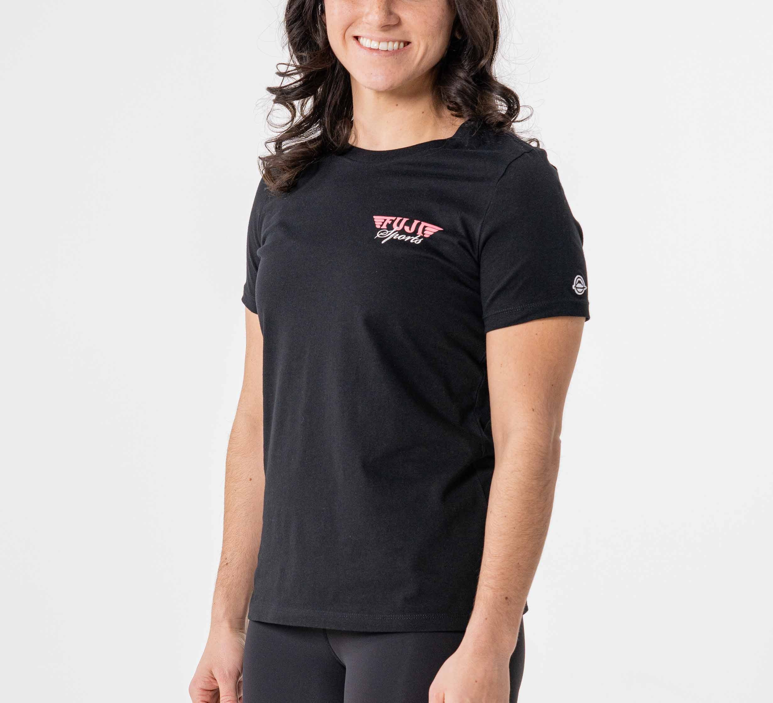 Womens Jiu Jitsu Flight T-Shirt Black