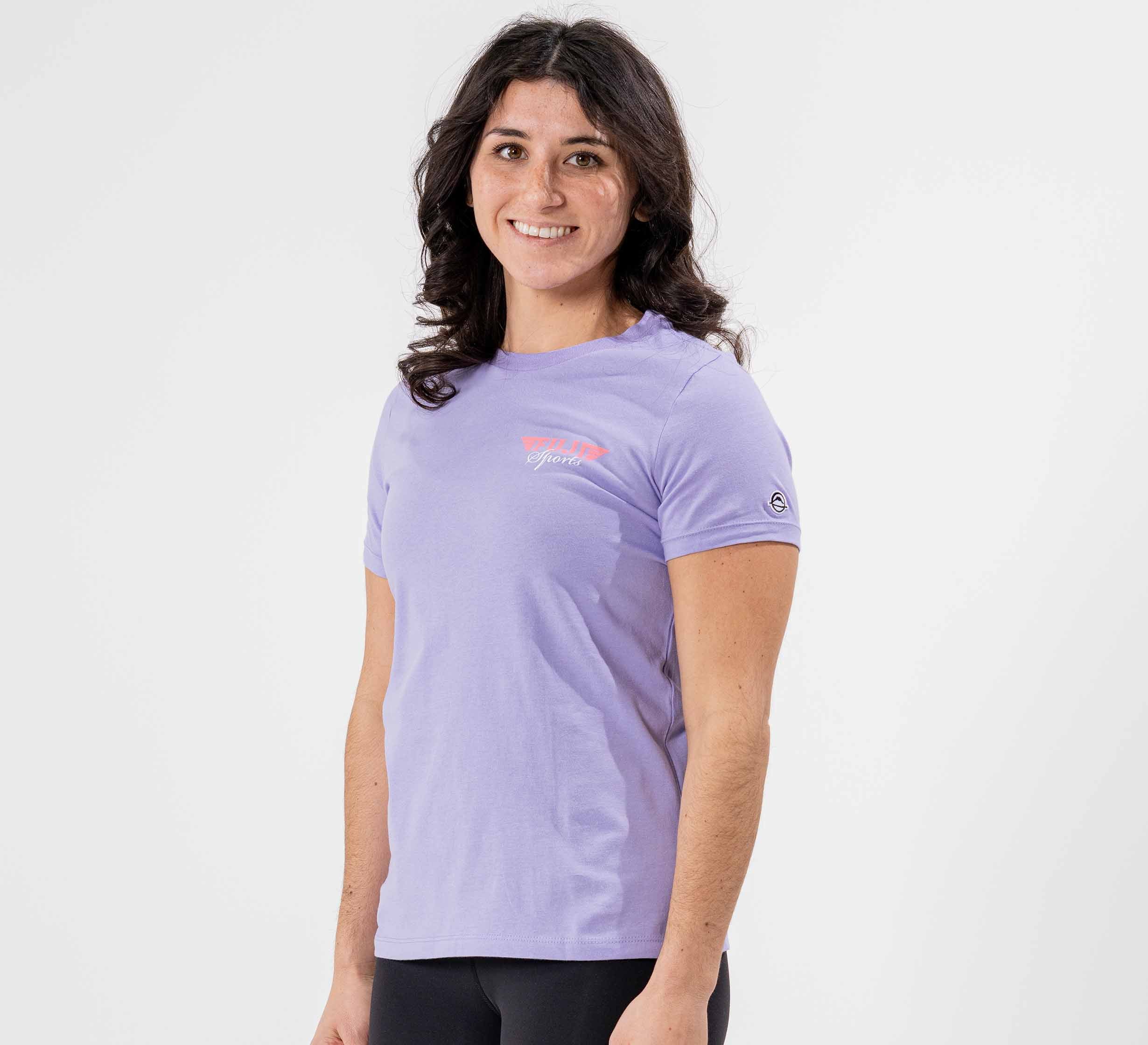 Womens Jiu Jitsu Flight T-Shirt Lavender