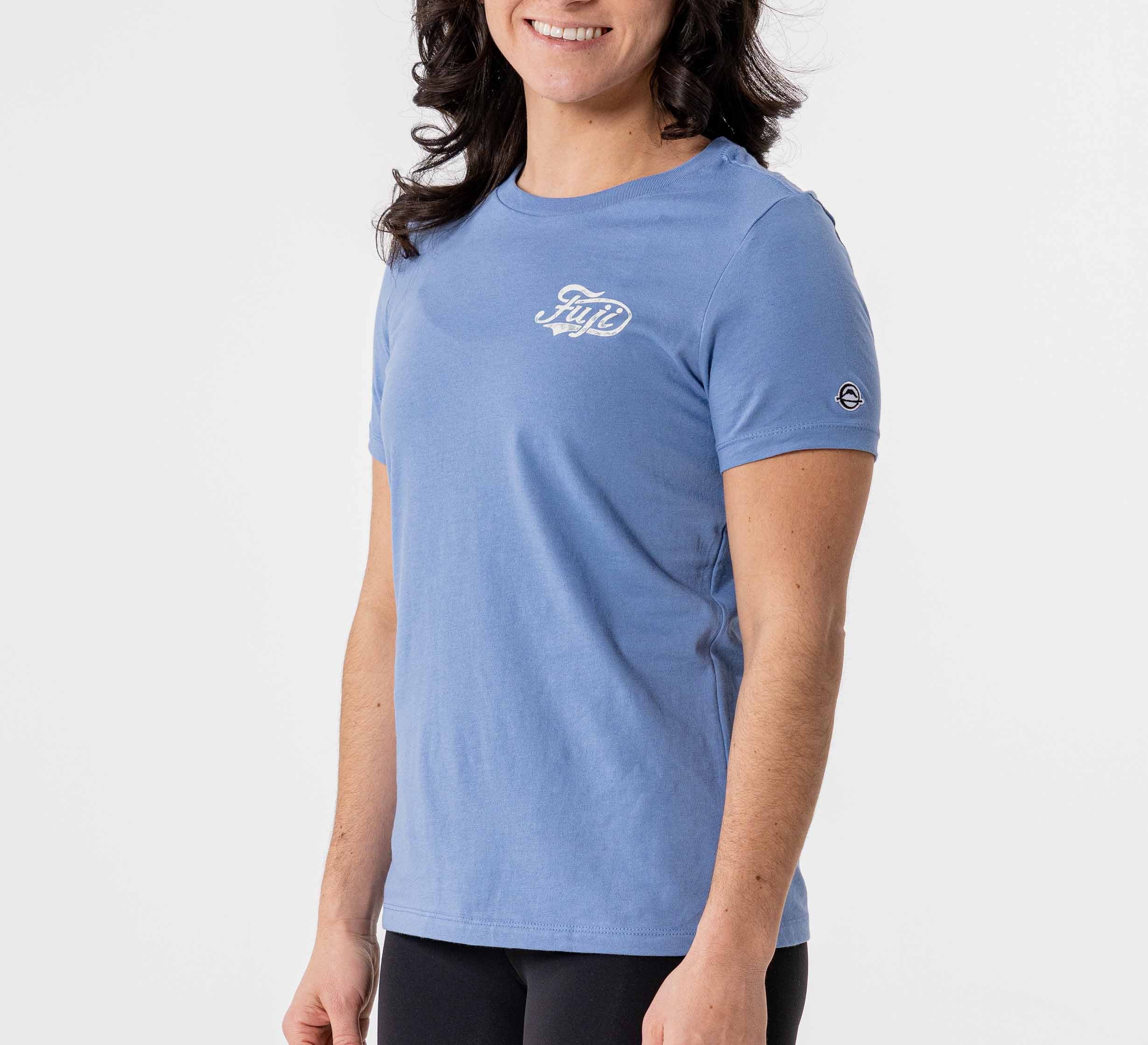 Womens Jiu Jitsu Flow T-Shirt Blue