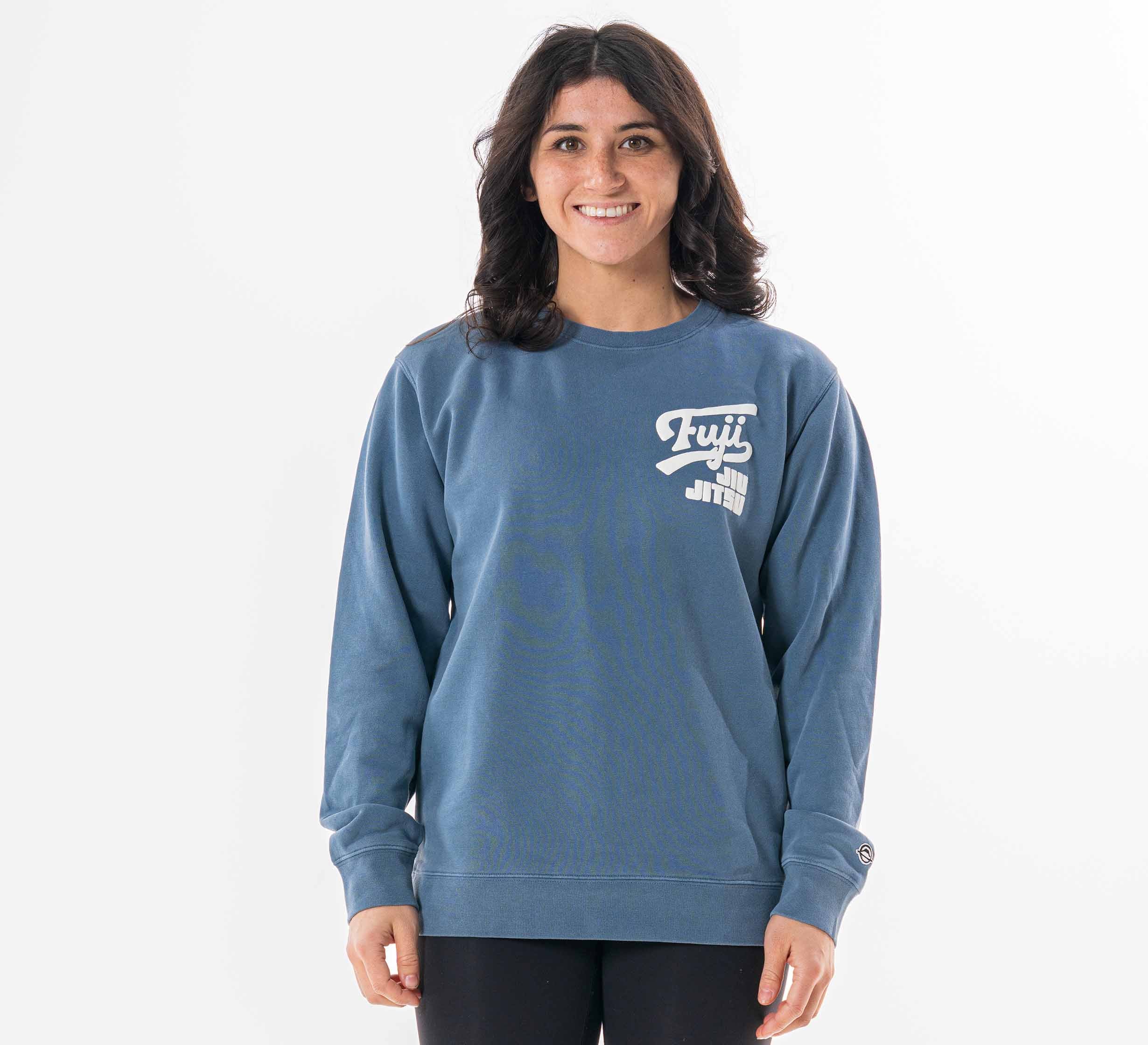 Womens Signature Crewneck Blue