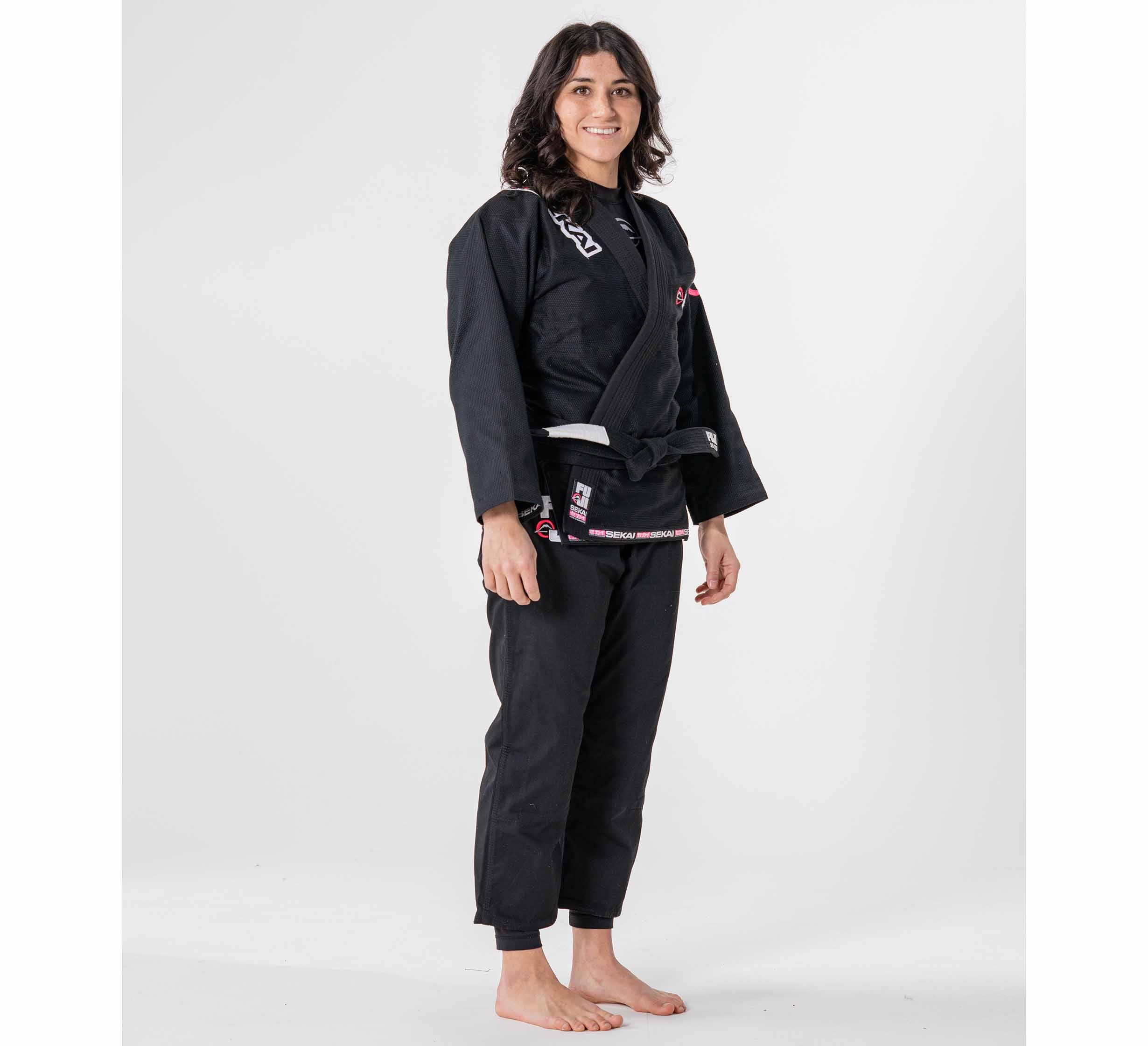 Sekai 2.0 Womens BJJ Gi Black/Pink