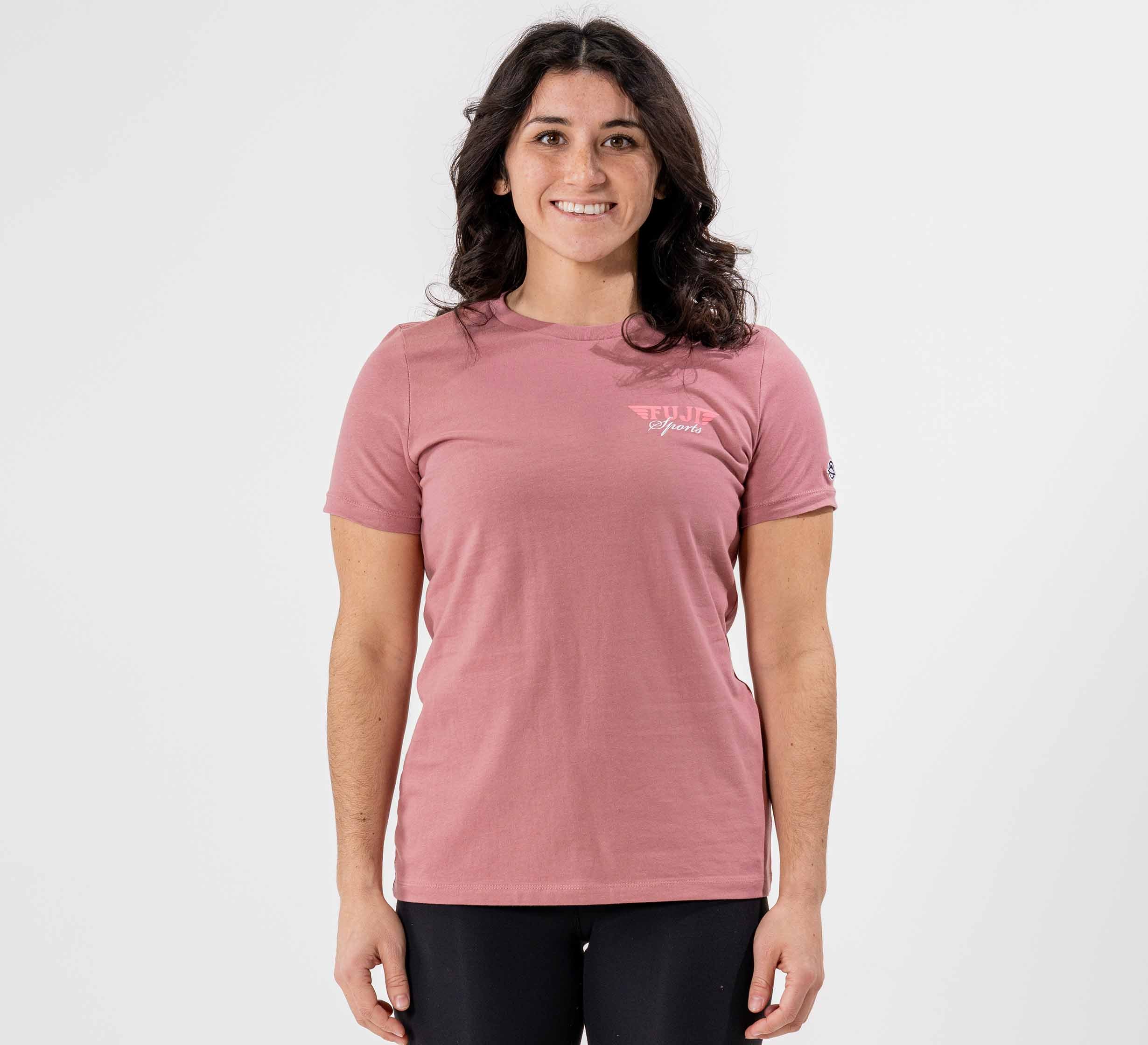 Womens Jiu Jitsu Flight T-Shirt Mauve