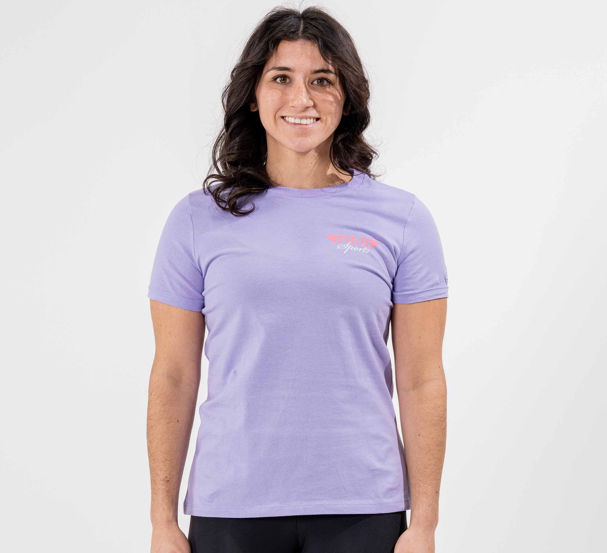 Womens Jiu Jitsu Flight T-Shirt Lavender