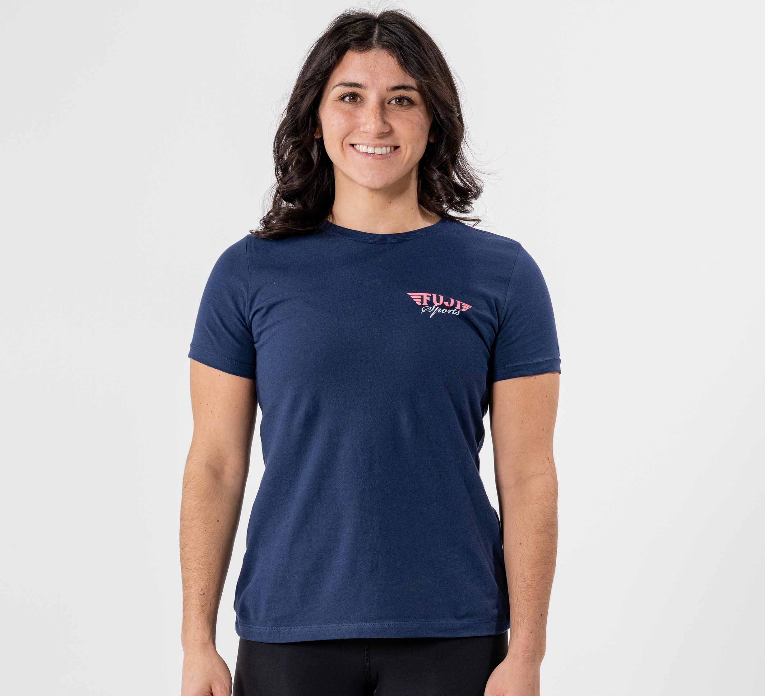 Womens Jiu Jitsu Flight T-Shirt Navy