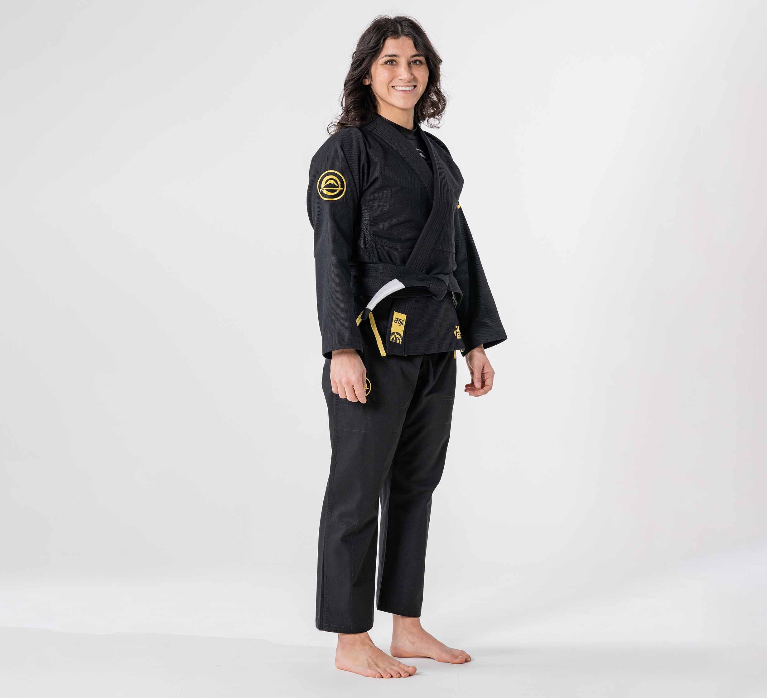 Womens Flow-Tech BJJ Gi Black/Gold