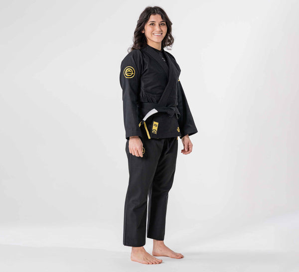 Womens Flow-Tech BJJ Gi Black/Gold