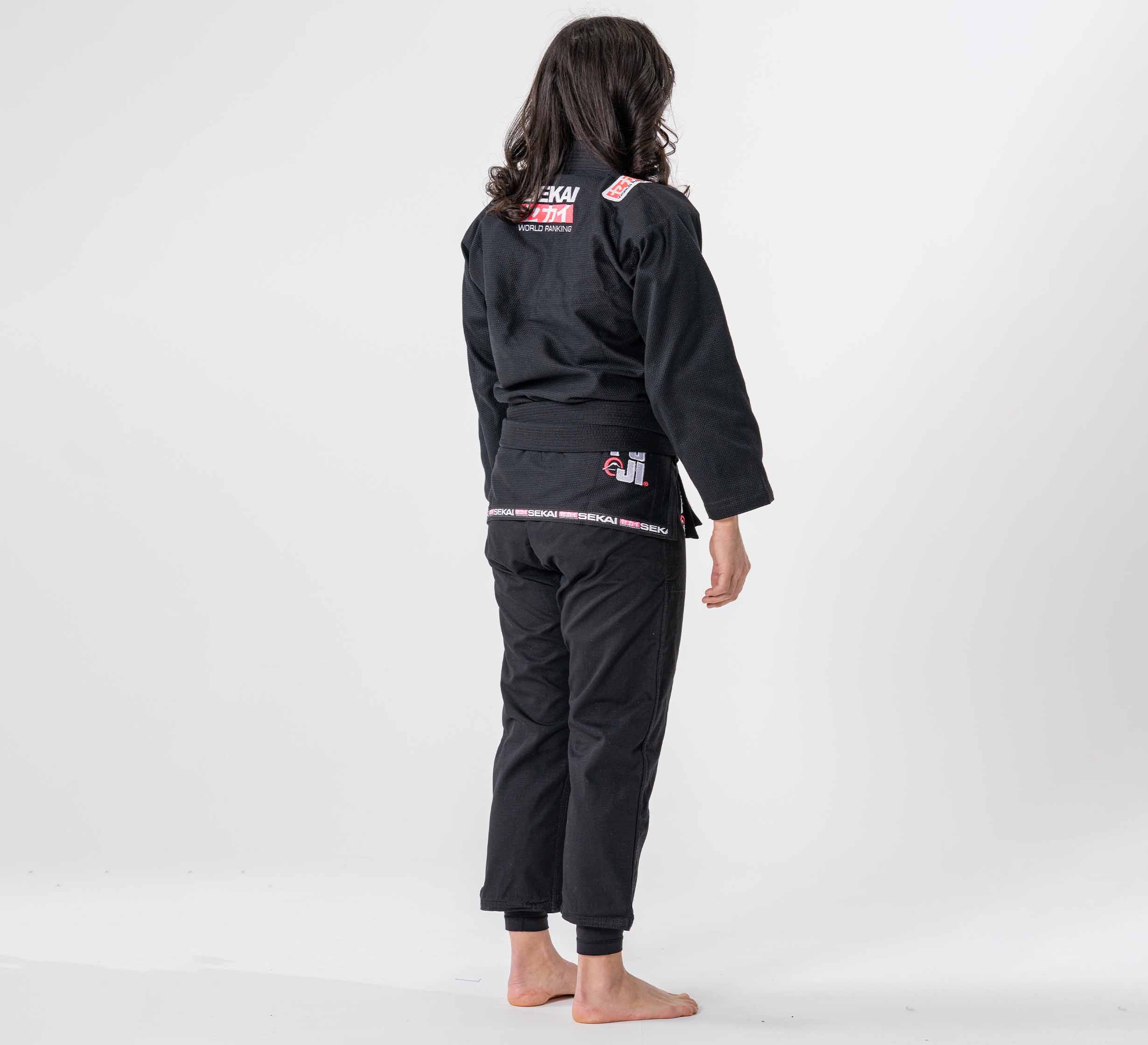 Sekai 2.0 Womens BJJ Gi Black/Pink