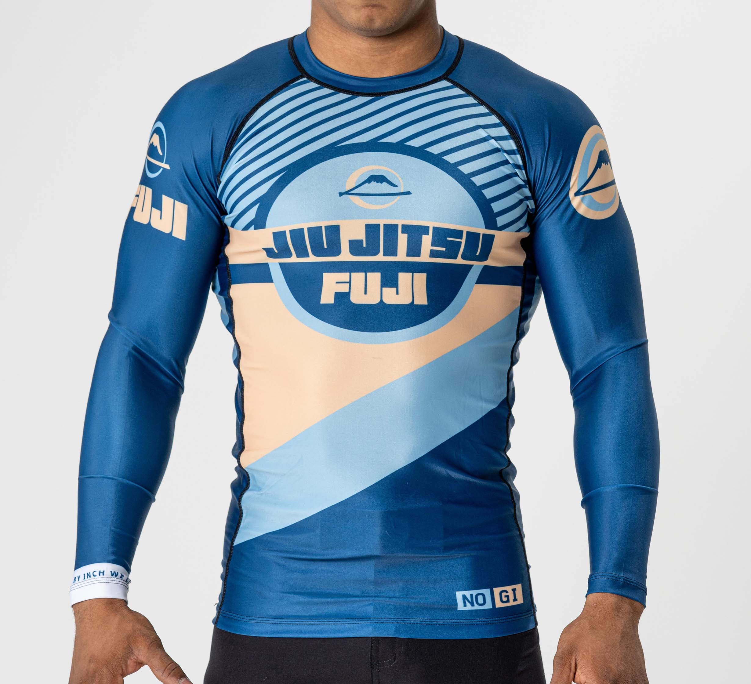 Pacer Flex Lite Long Sleeve Rashguard Blue/Gold