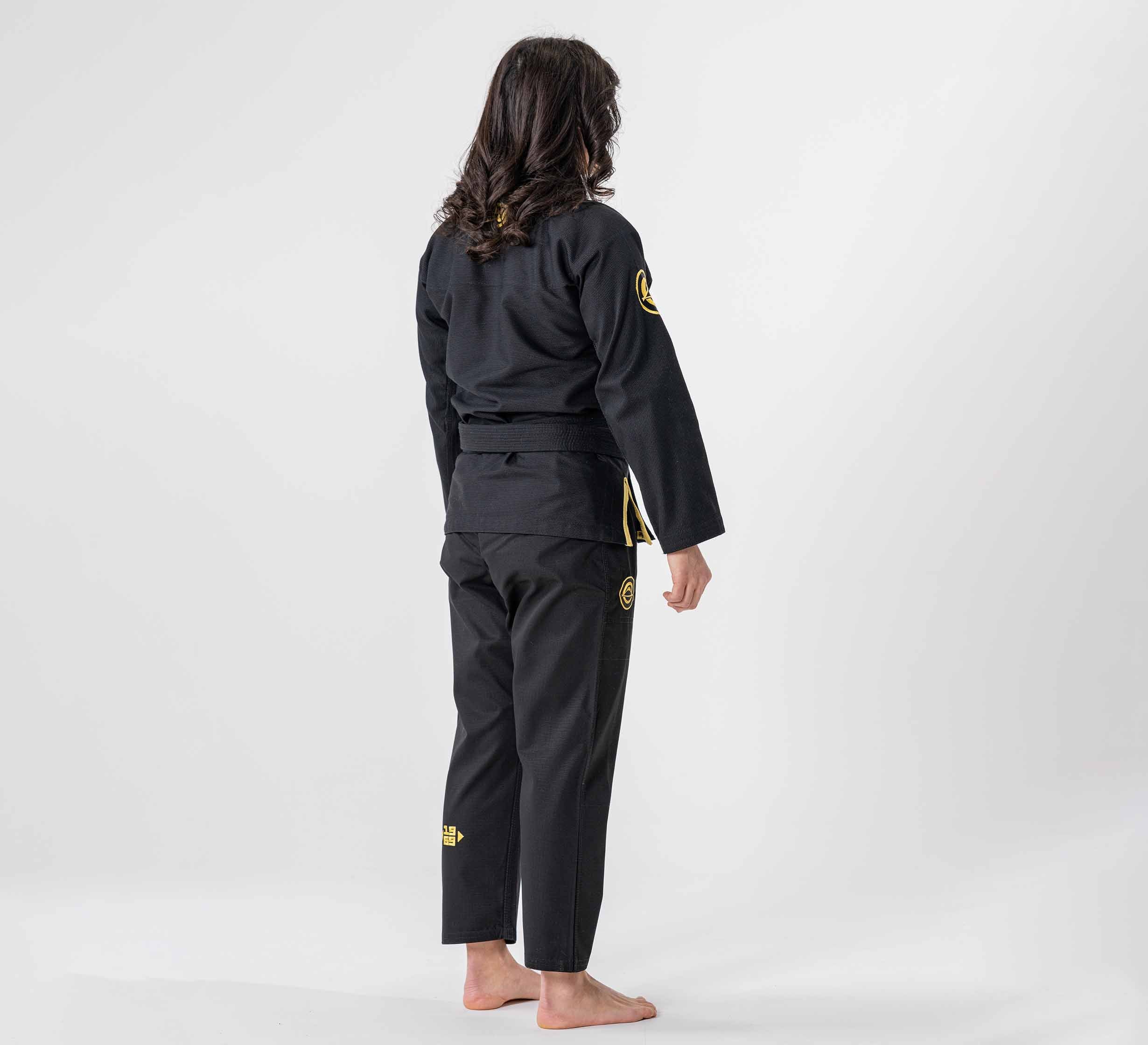 Womens Flow-Tech BJJ Gi Black/Gold