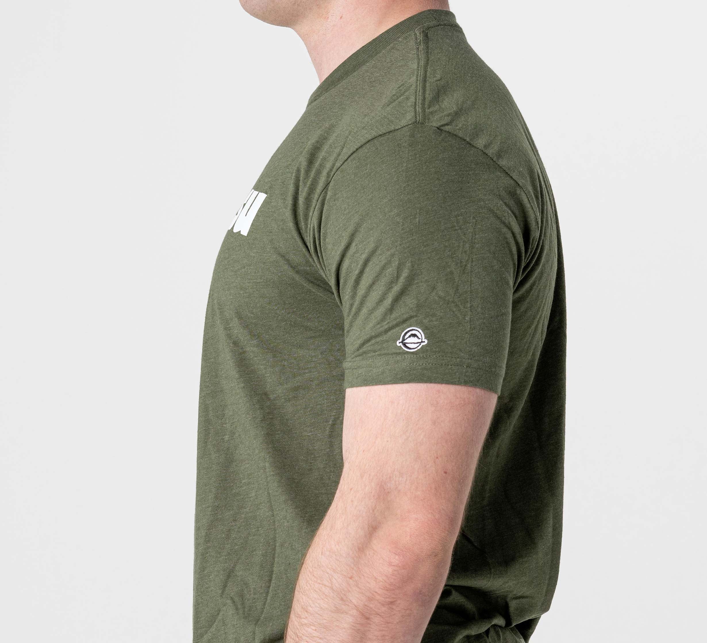 Jiu Jitsu Player T-Shirt Military Green