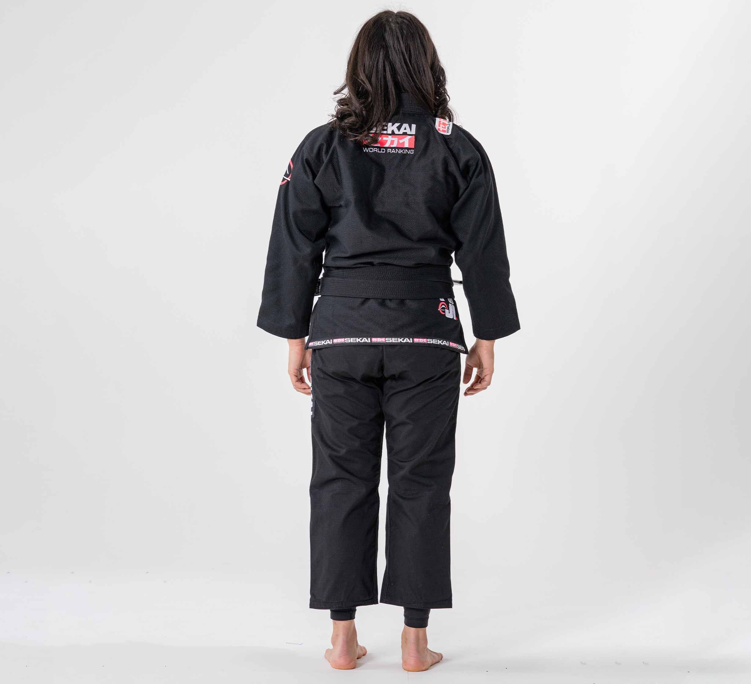 Sekai 2.0 Womens BJJ Gi Black/Pink