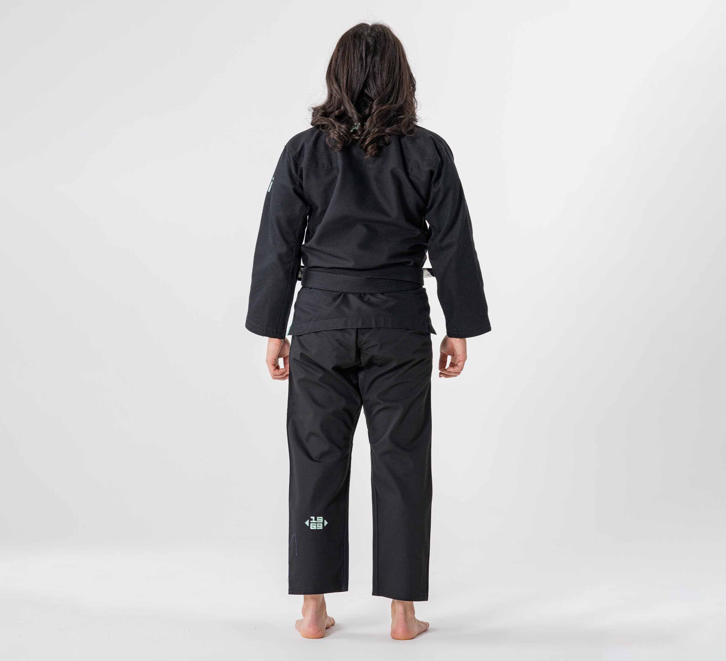 Womens Flow-Tech BJJ Gi Black/Mint