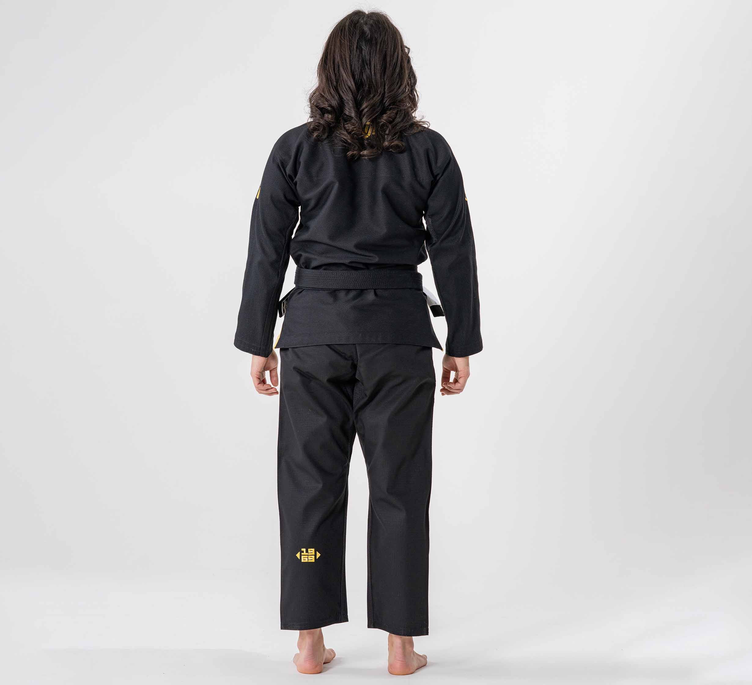 Womens Flow-Tech BJJ Gi Black/Gold