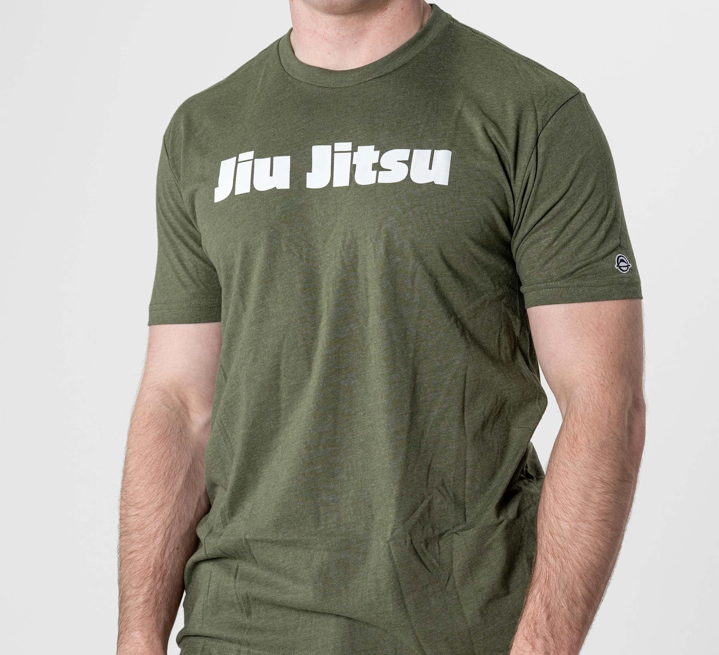 Jiu Jitsu Player T-Shirt Military Green