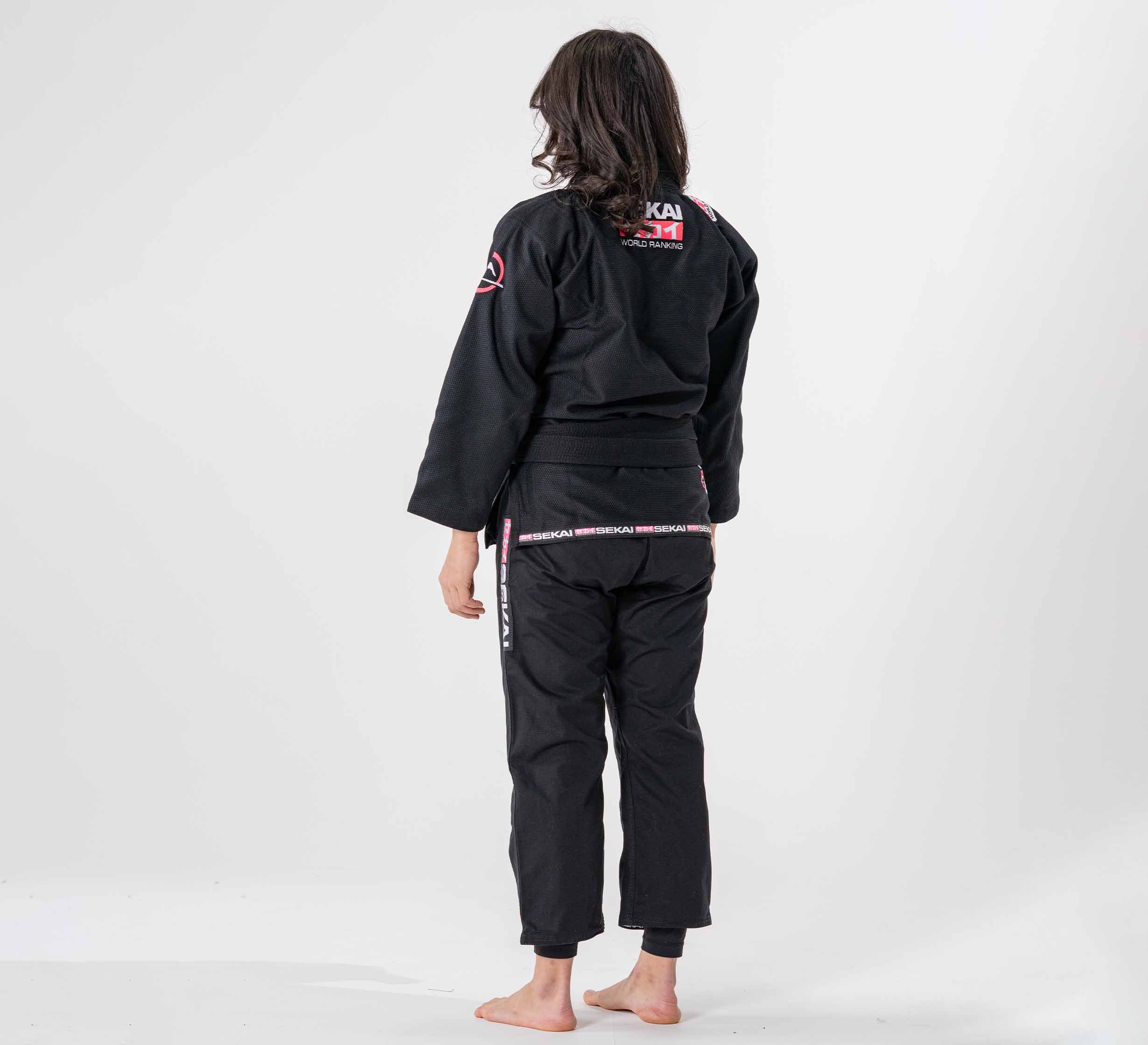 Sekai 2.0 Womens BJJ Gi Black/Pink