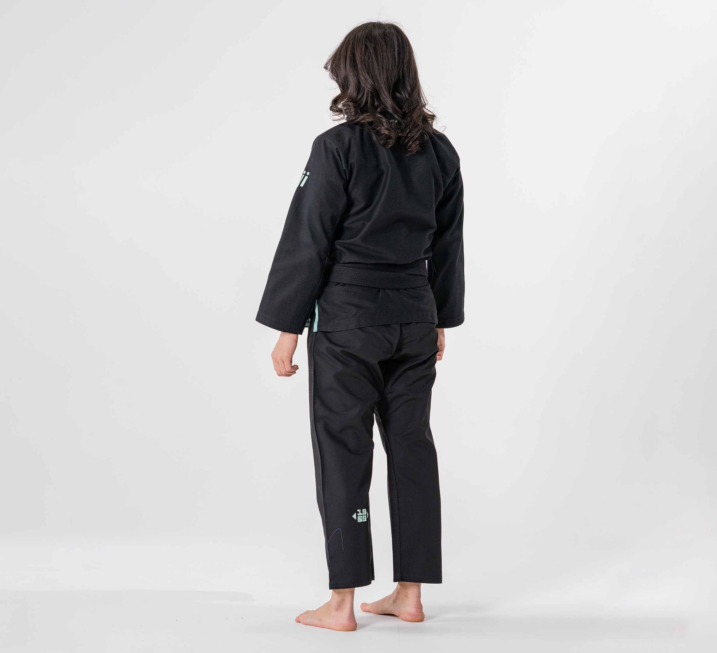 Womens Flow-Tech BJJ Gi Black/Mint