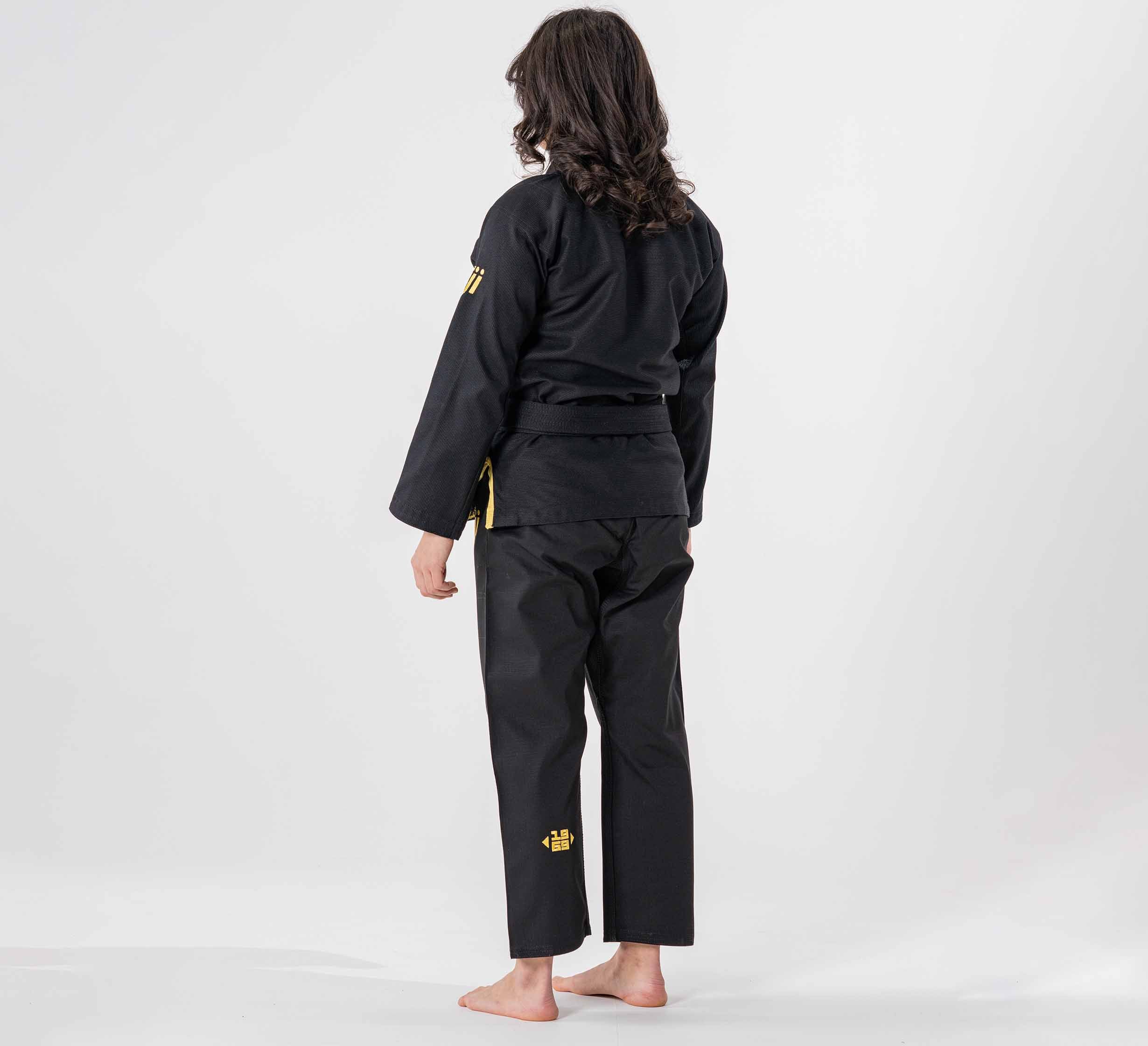 Womens Flow-Tech BJJ Gi Black/Gold