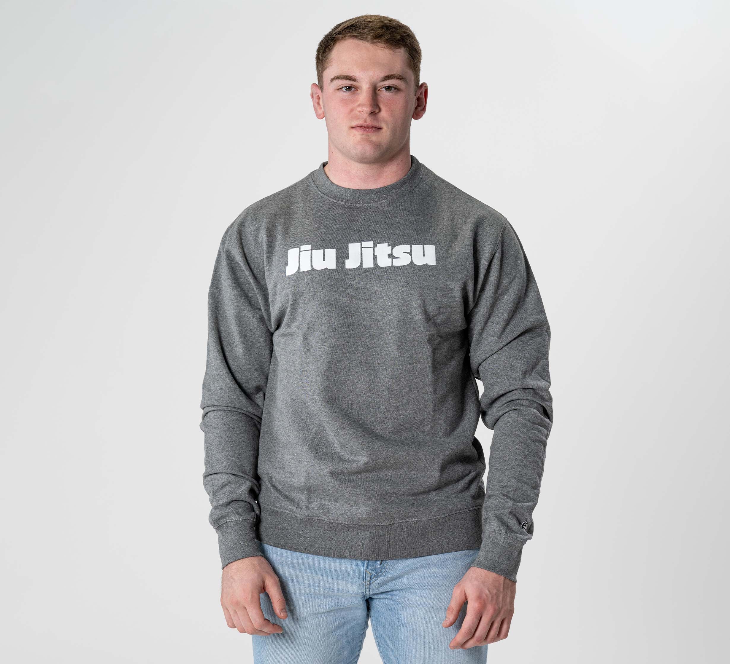 Jiu Jitsu Player Crewneck Heather Grey