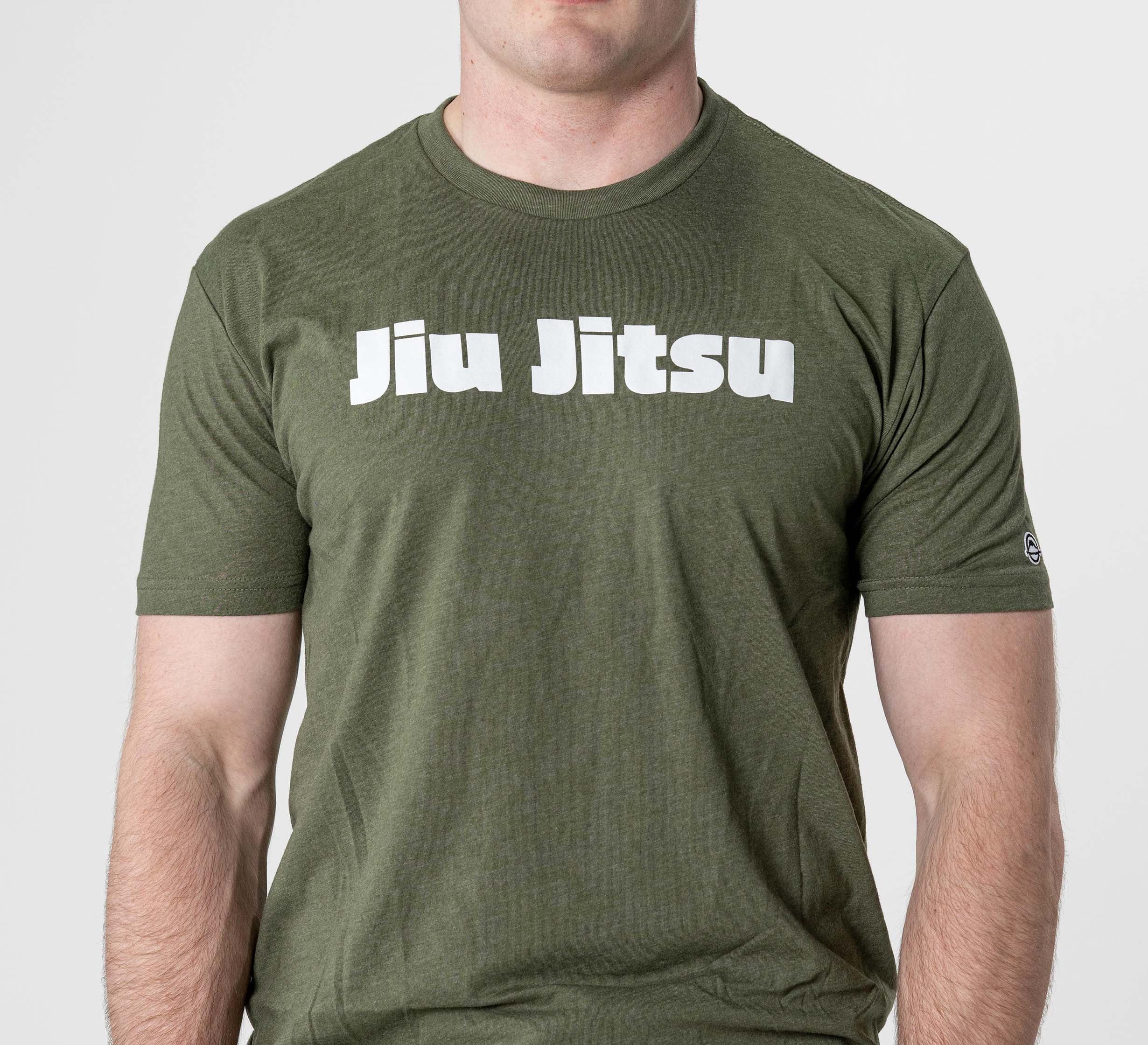 Jiu Jitsu Player T-Shirt Military Green