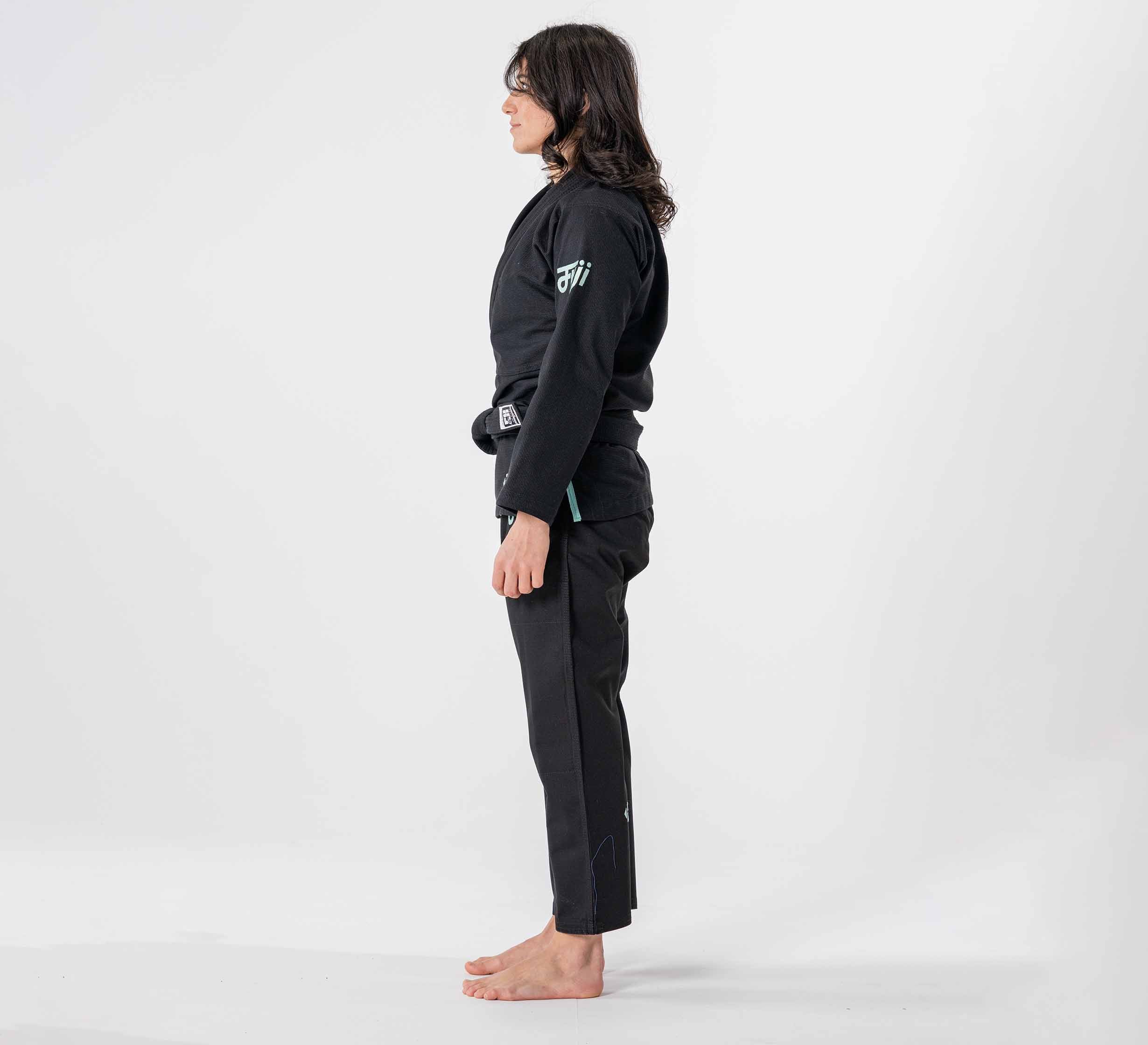 Womens Flow-Tech BJJ Gi Black/Mint