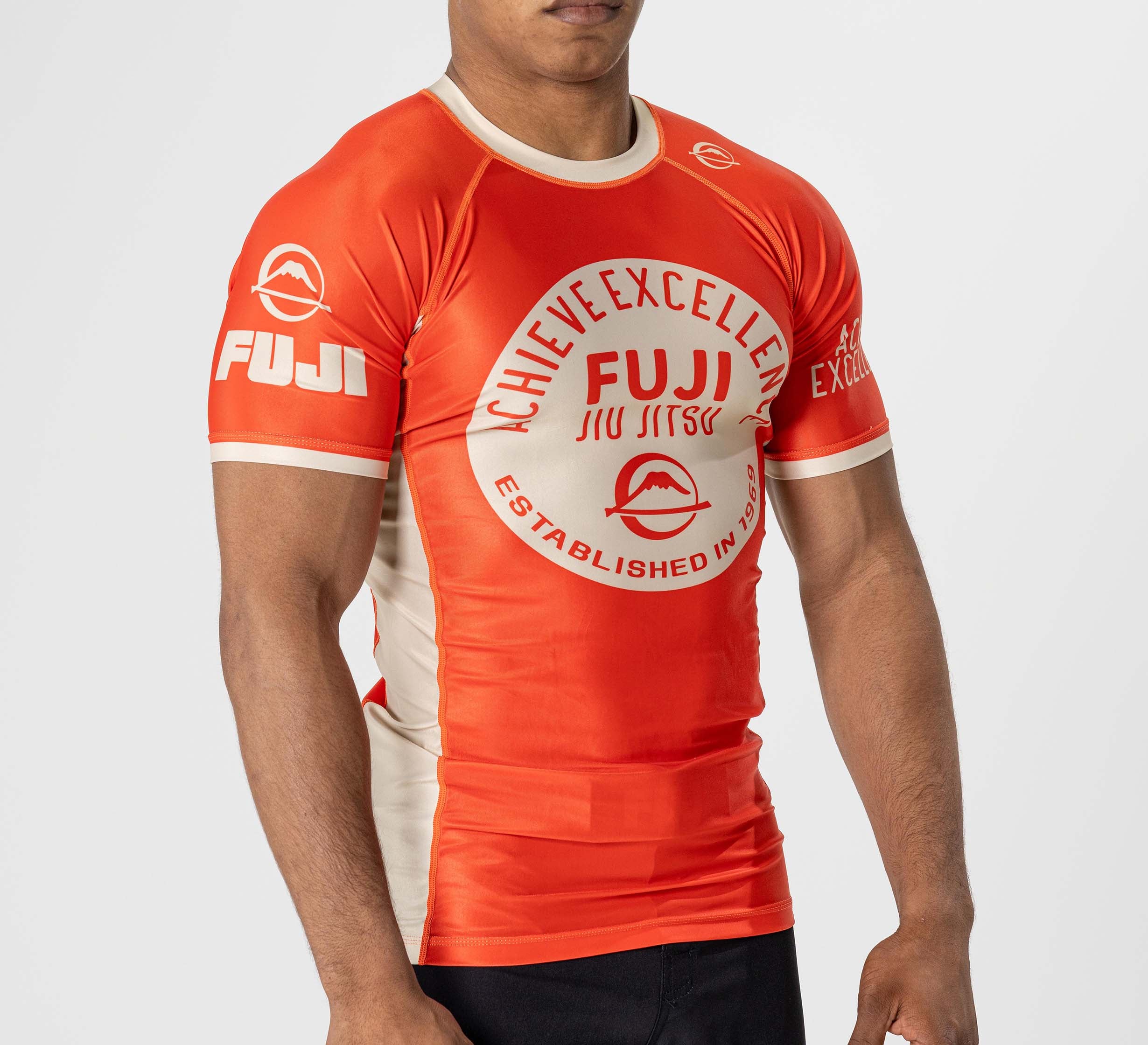 Achieve Excellence Flex Lite Rashguard Orange