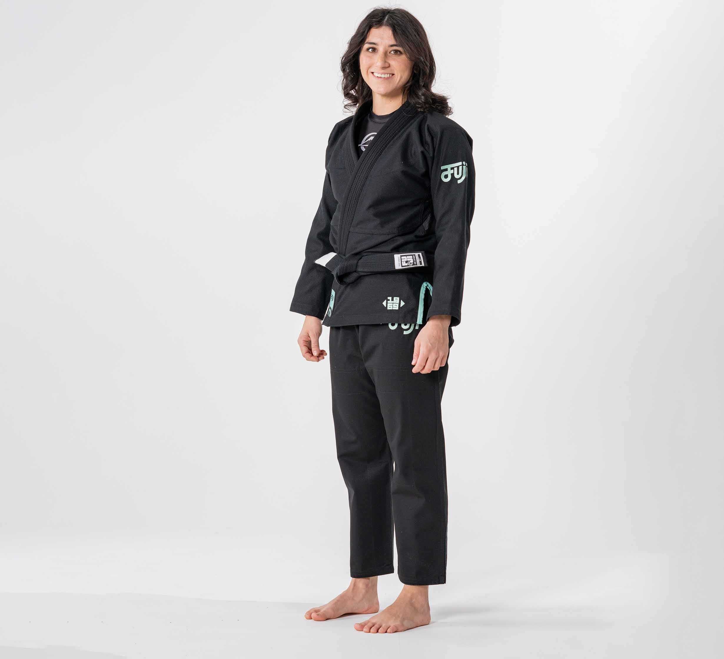 Womens Flow-Tech BJJ Gi Black/Mint