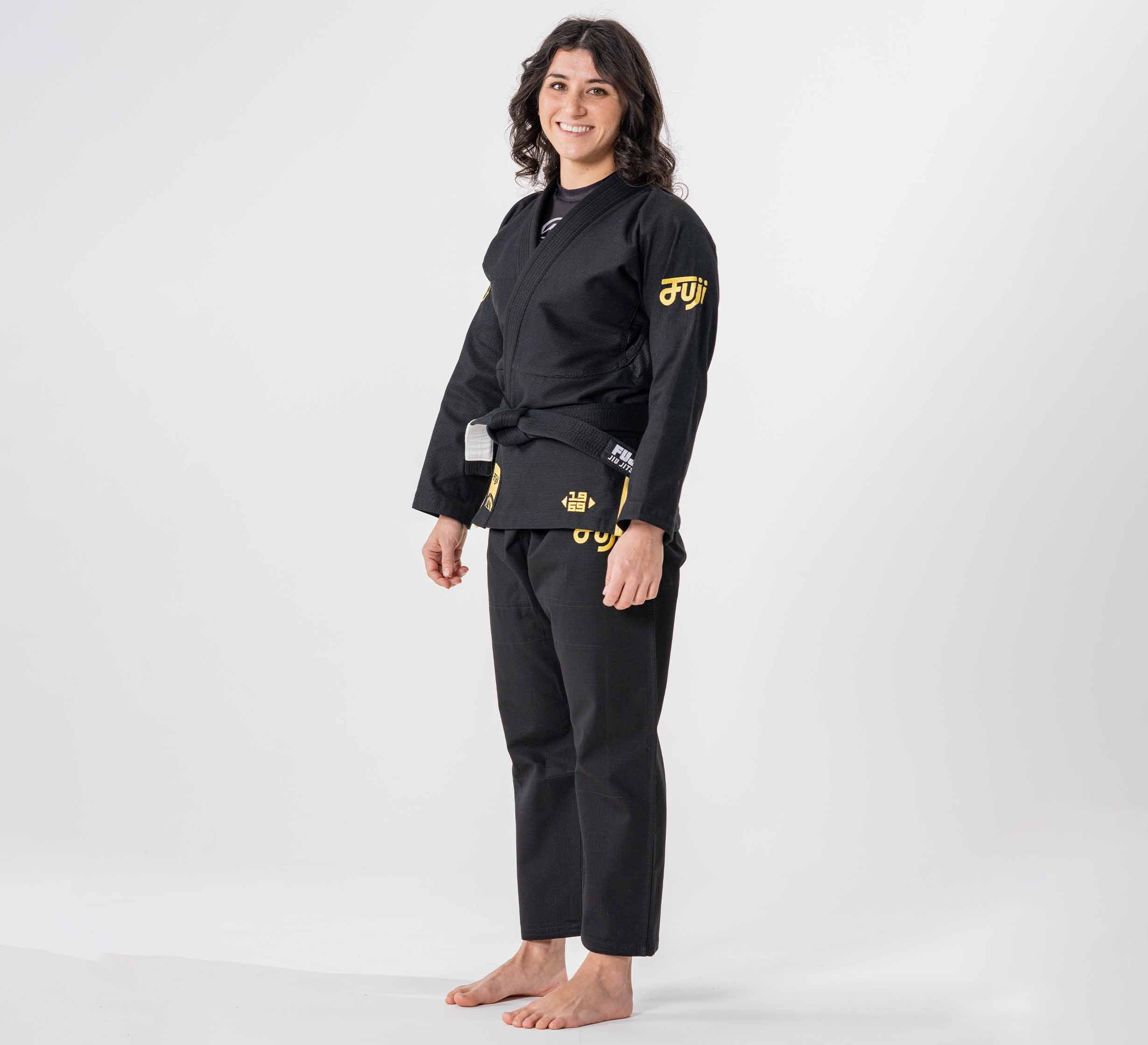 Womens Flow-Tech BJJ Gi Black/Gold