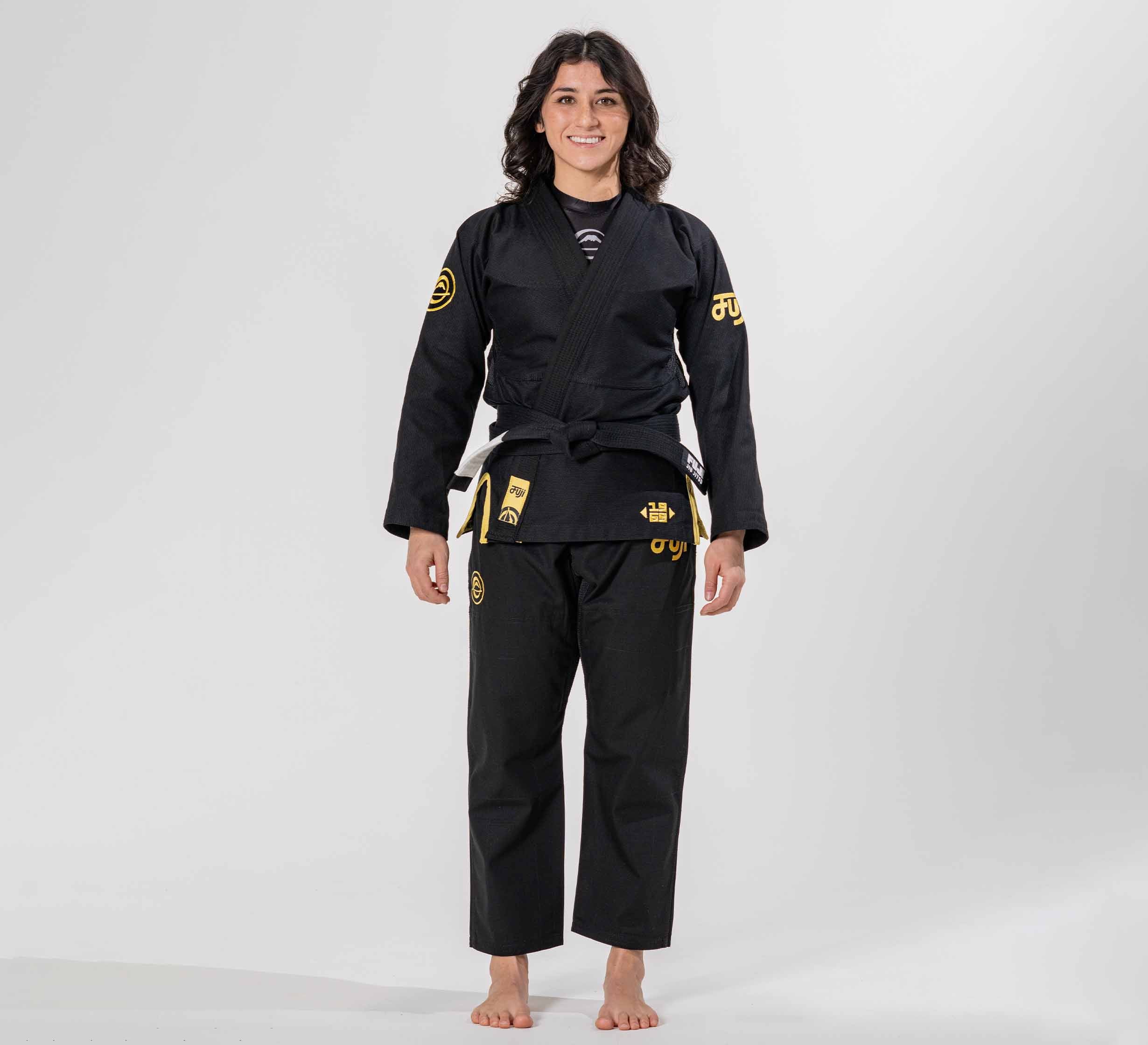 Womens Flow-Tech BJJ Gi Black/Gold