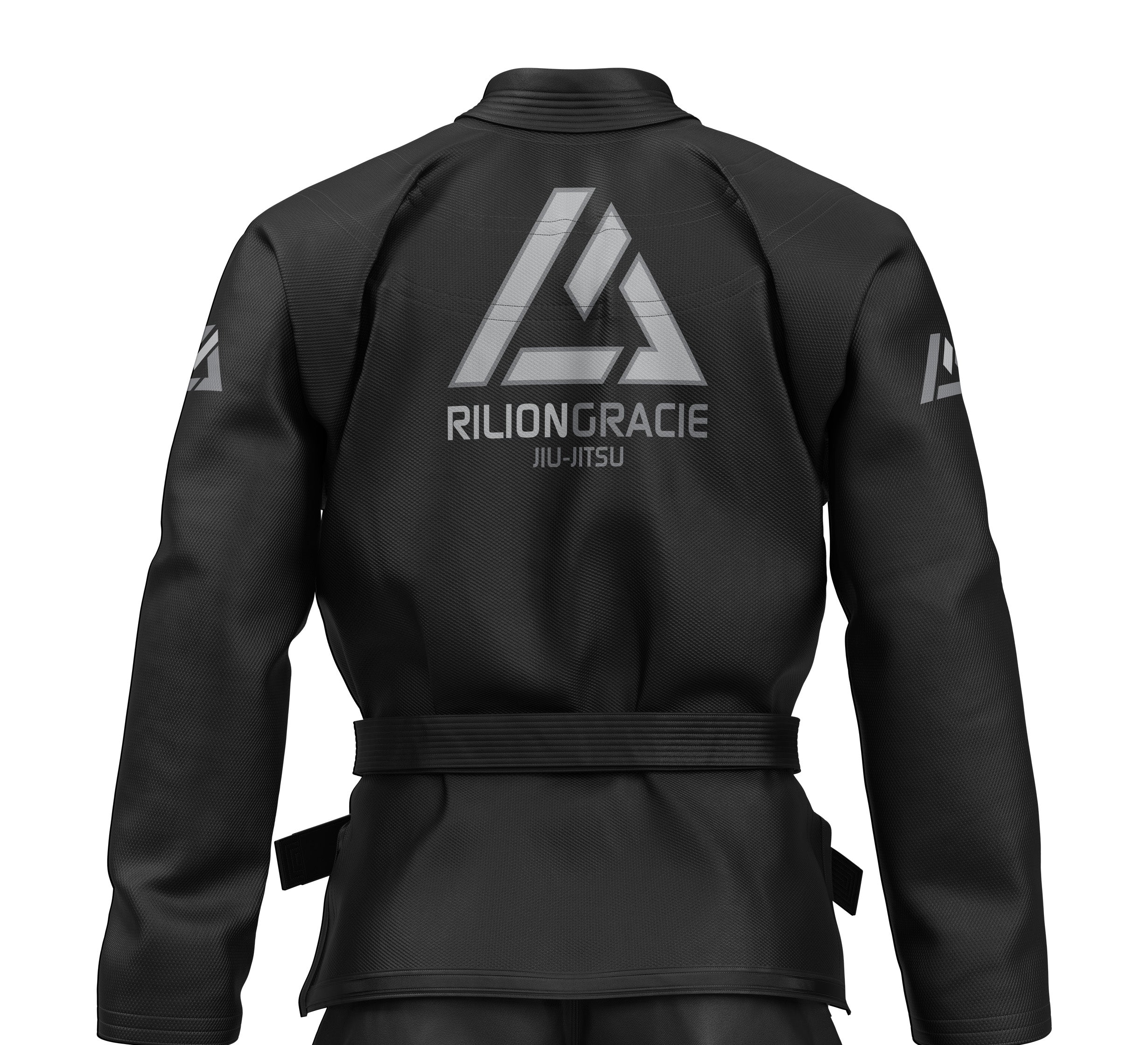 Kids Rilion Gracie Competition BJJ Gi Black