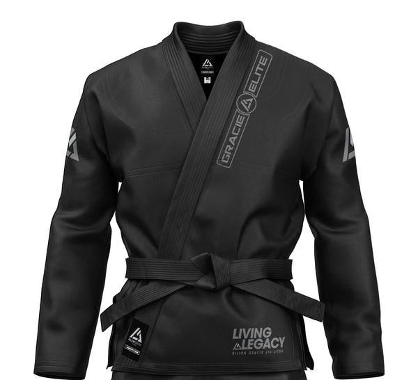 Kids Rilion Gracie Competition BJJ Gi Black