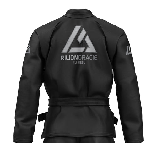 Kids Rilion Gracie IBJJF Competition BJJ Gi Black