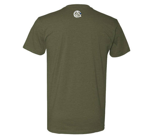 Royce Gracie Shadow Repeat T-Shirt Military Green