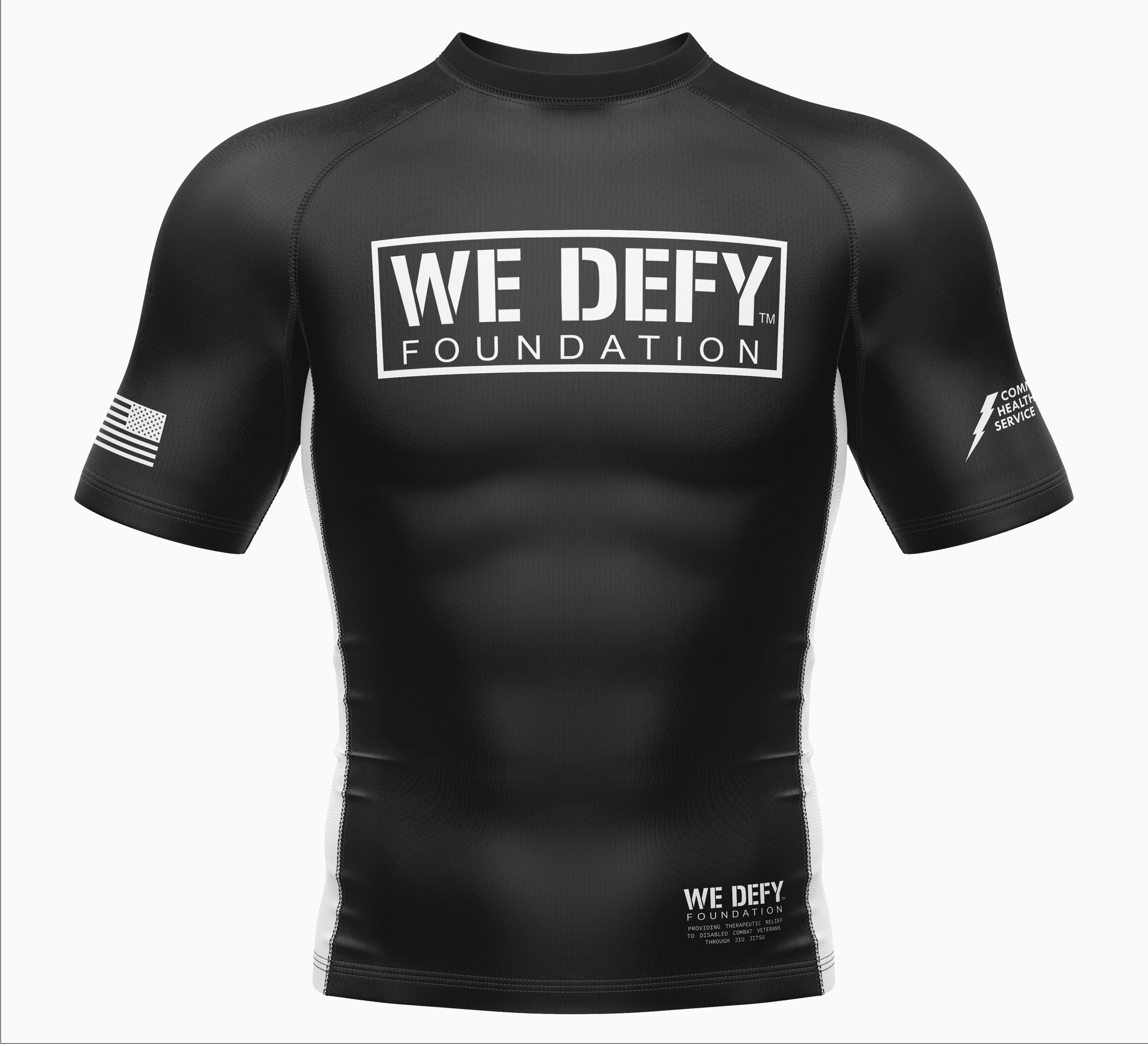 We Defy Core Rashguard Black