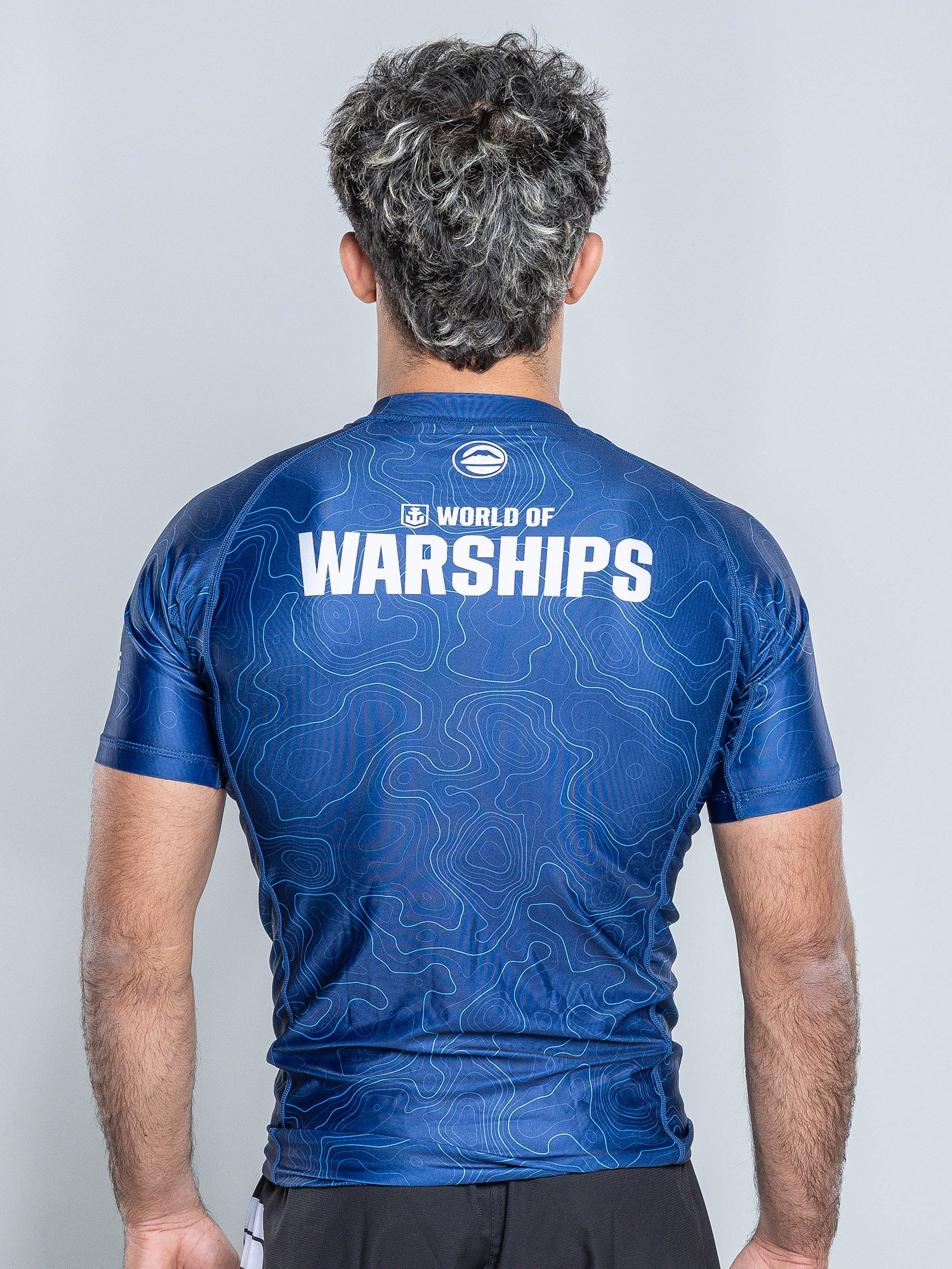 World Of Warship x FUJI Collab Rashguard Blue