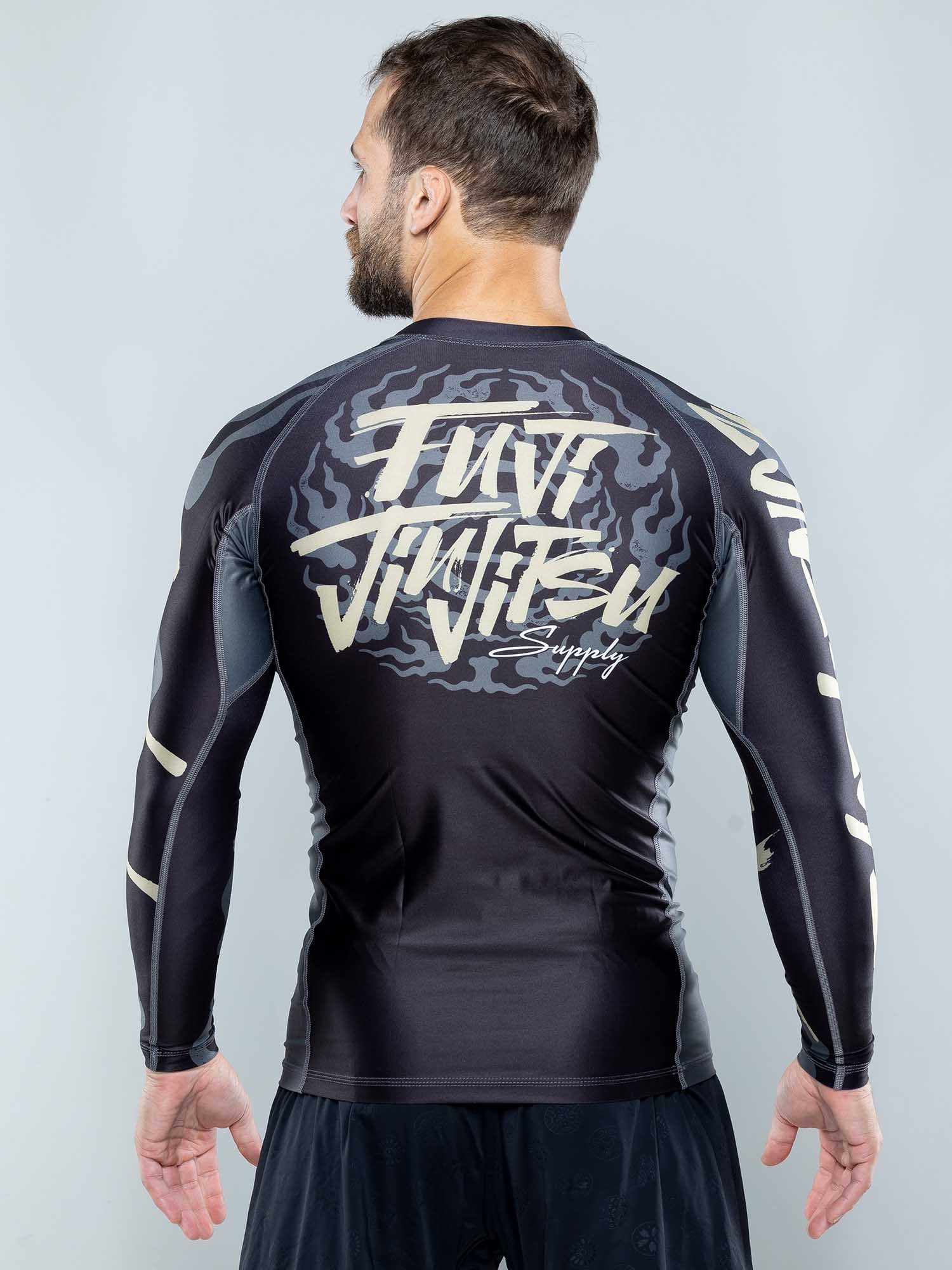 Yakedo Standard Long Sleeve Rashguard Black